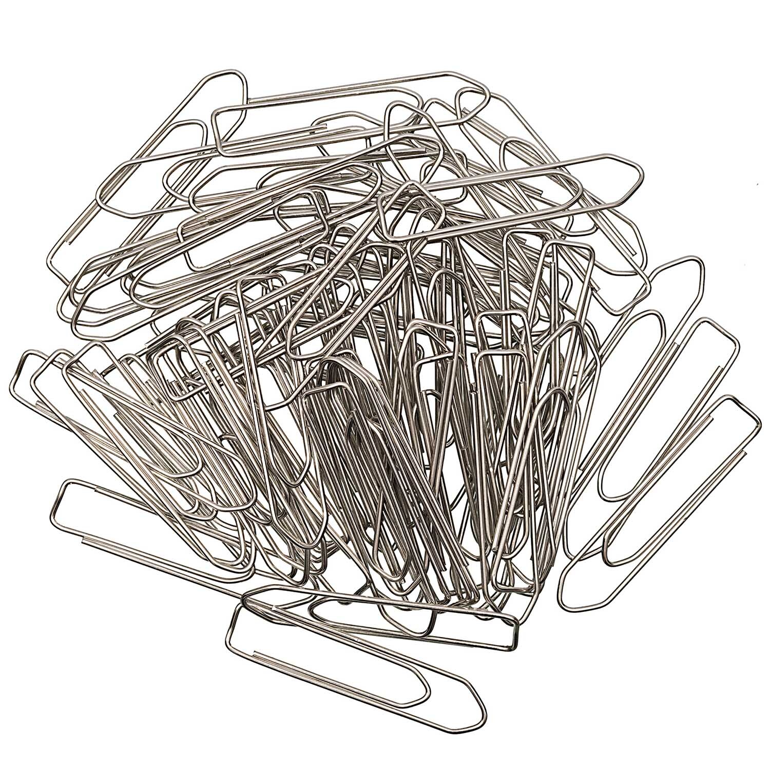 Paper Poetry Büroklammern silber 5cm 60 Stück von Rico Design