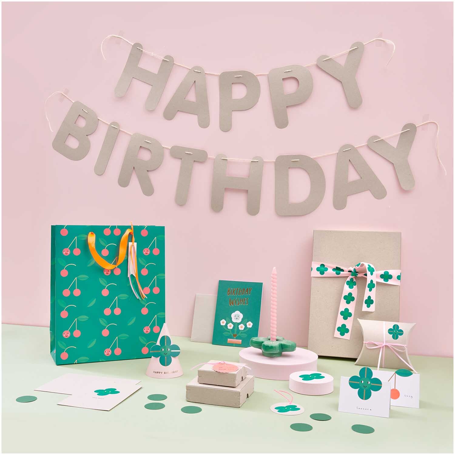 Paper Poetry Girlande Happy Birthday 5m Paper Poetry Girlande Happy Birthday 5m