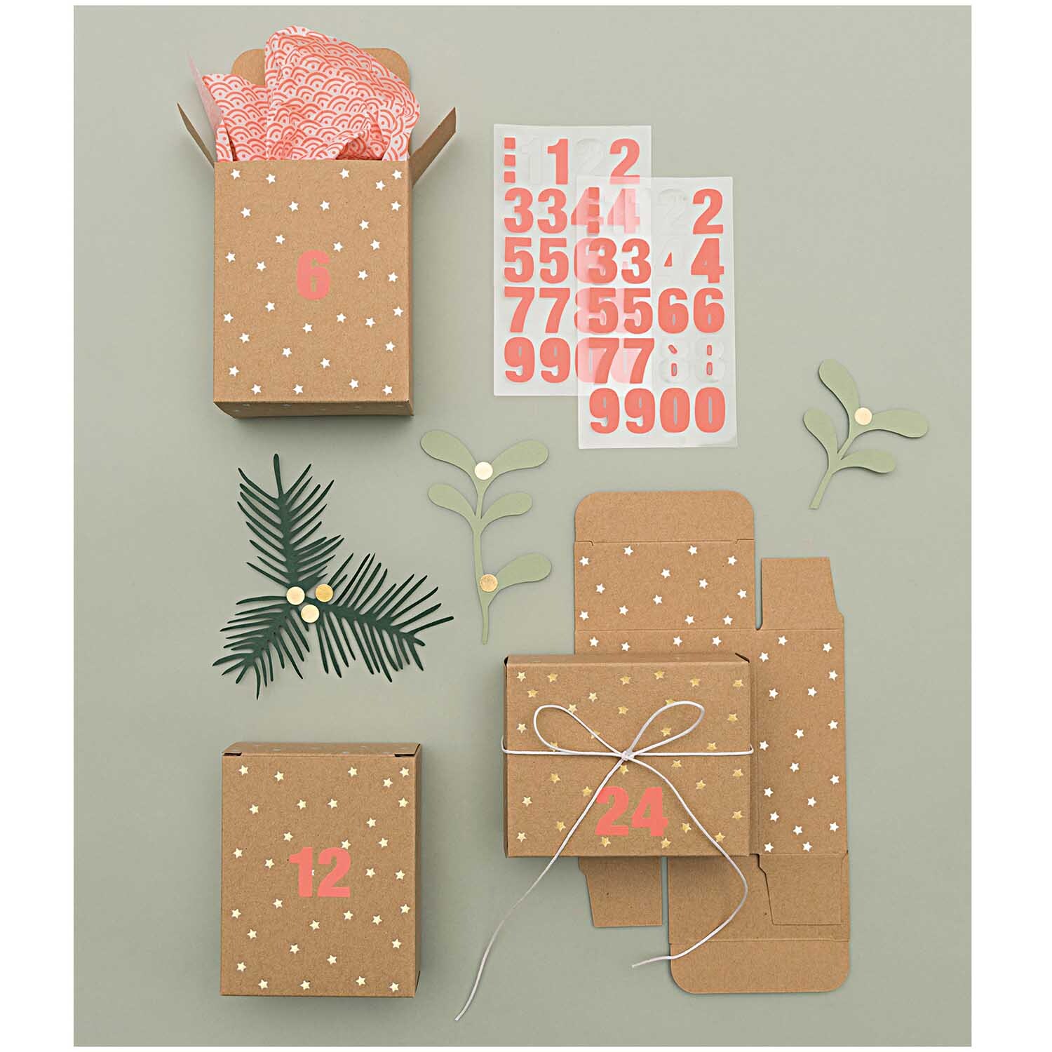 Paper Poetry Office Sticker Zahlen neonrot 4 Bogen Paper Poetry Office Sticker Zahlen neonrot 4 Bogen