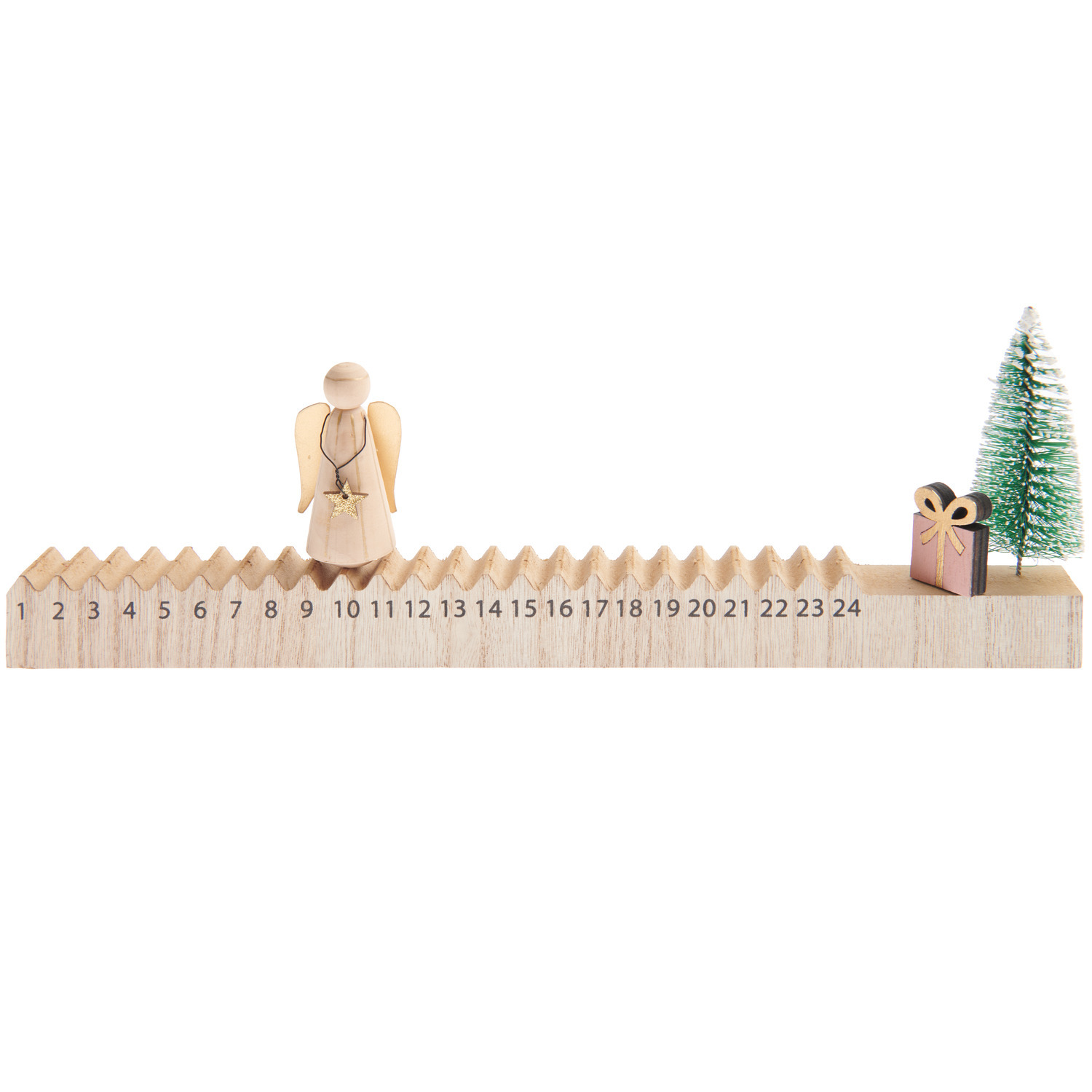 Schiebe-Adventskalender mit Engel Schiebe-Adventskalender mit Engel