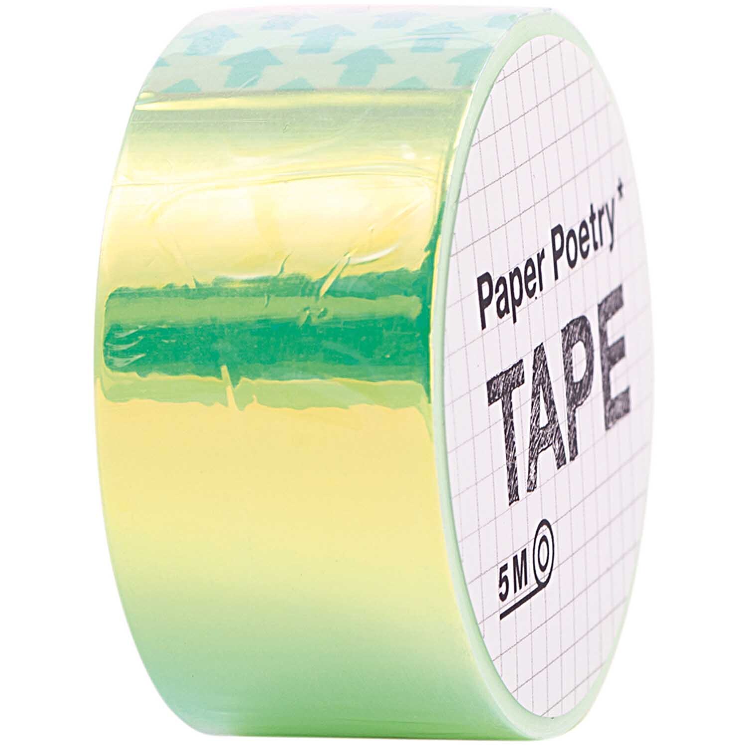 Paper Poetry Mirror Rainbow Tape grün 19mm 5m Paper Poetry Mirror Rainbow Tape grün 19mm 5m