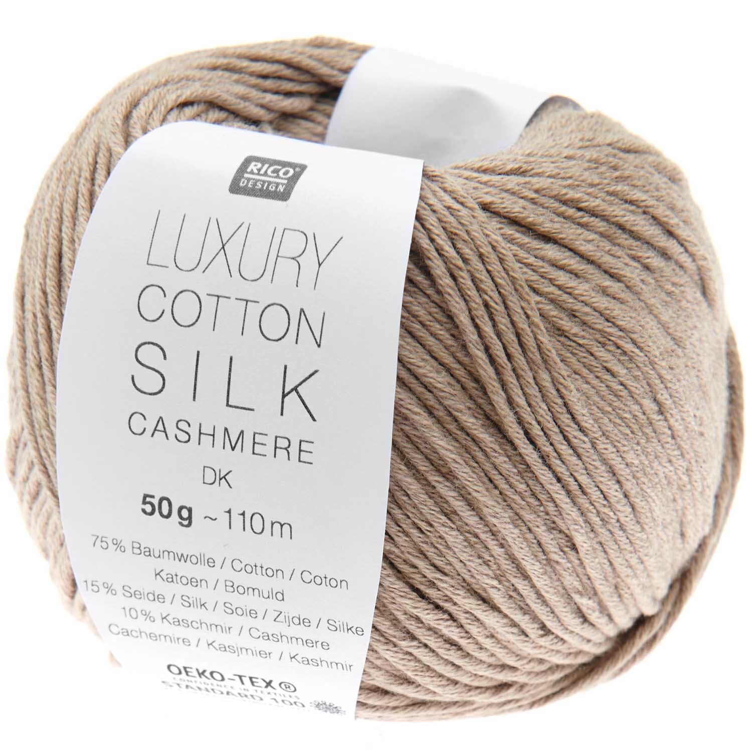 Strickset Tuch Modell 03 aus Luxury Knits von Rico Design