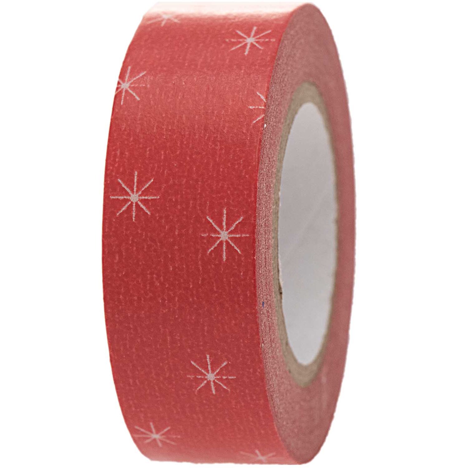 Paper Poetry Tape Schneeflocken rot 1,5cm 10m Paper Poetry Tape Schneeflocken rot 1,5cm 10m