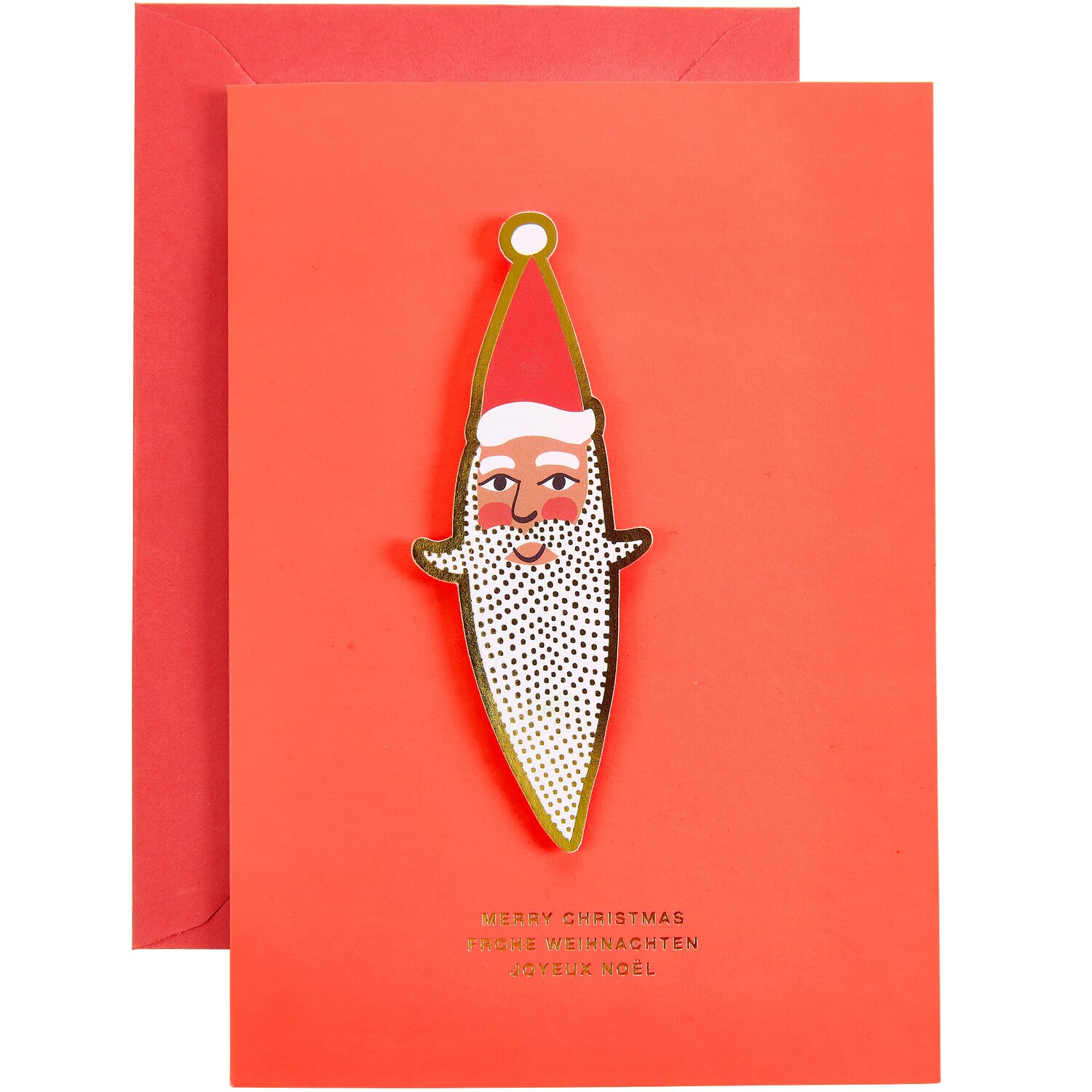 Grußkarte Advent Santa B6 von Rico Design