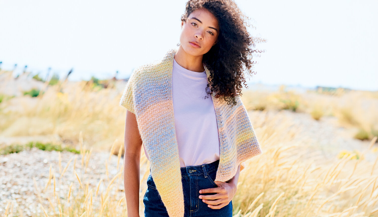 Strickanleitung Dreieckstuch aus Fashion Cotton Light & Long dk