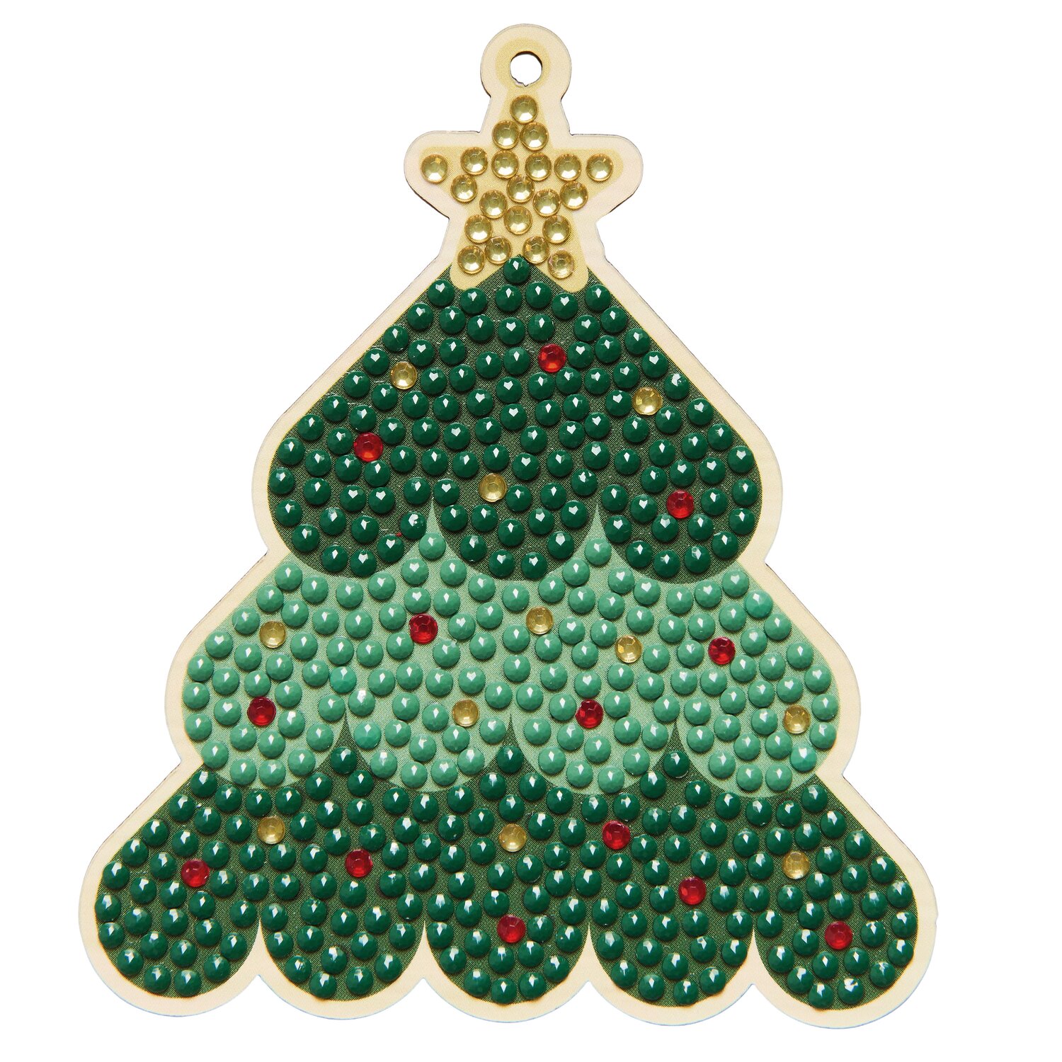 Diamond Painting DIY-Set Anhänger Weihnachtsbaum 9-teilig von Rico Design