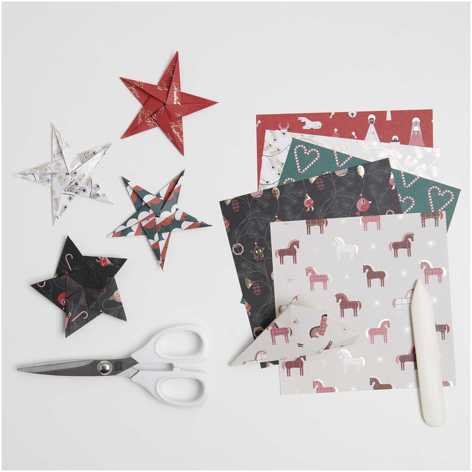Paper Poetry Origami Christmas Rocks! 15x15cm 50 Blatt Paper Poetry Origami Christmas Rocks! 15x15cm 50 Blatt
