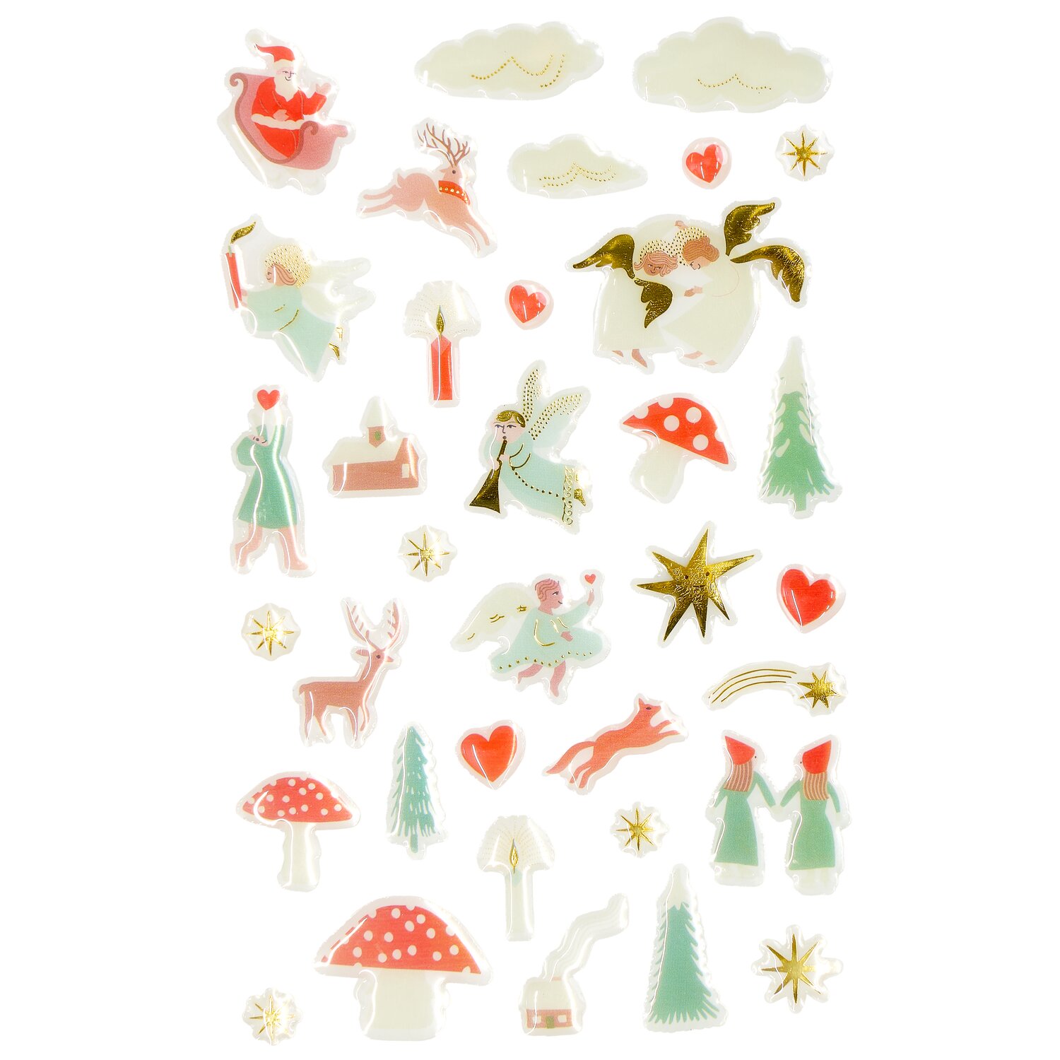 Paper Poetry Gelsticker Advent Advent 1 Bogen von Rico Design