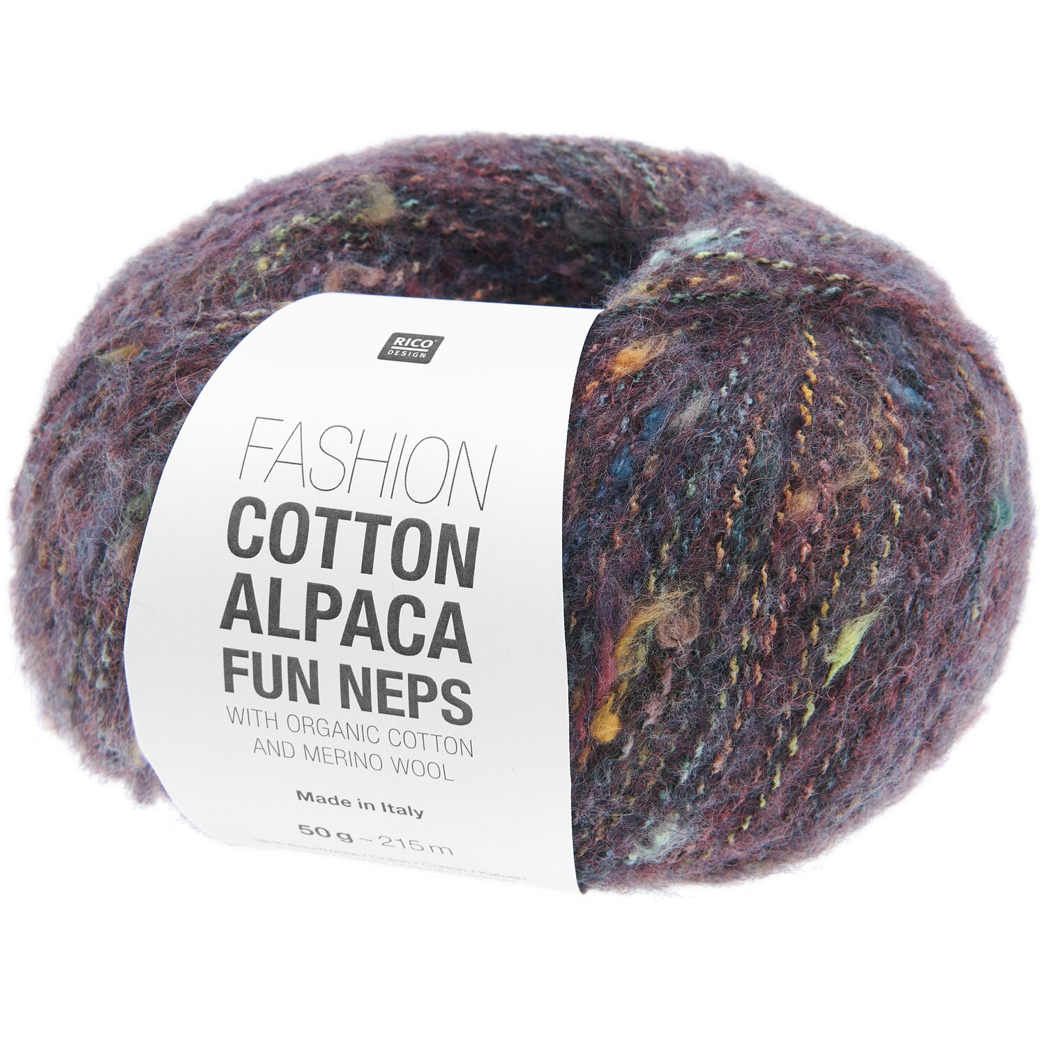 Fashion Cotton Alpaca Fun Neps 50g 215m Farbe Lila von Rico Design