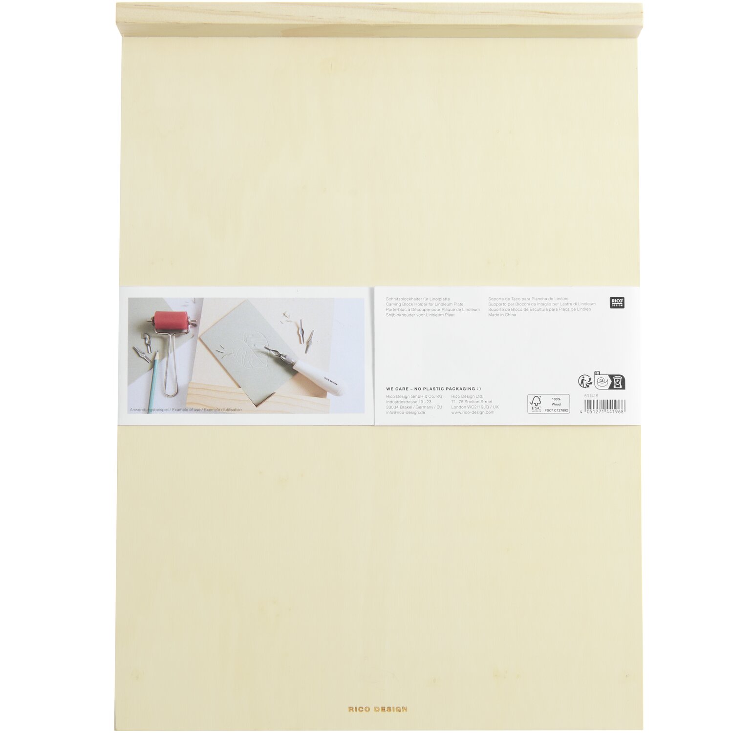 Schnitzblockhalter 22,5x31x3,9cm von Rico Design