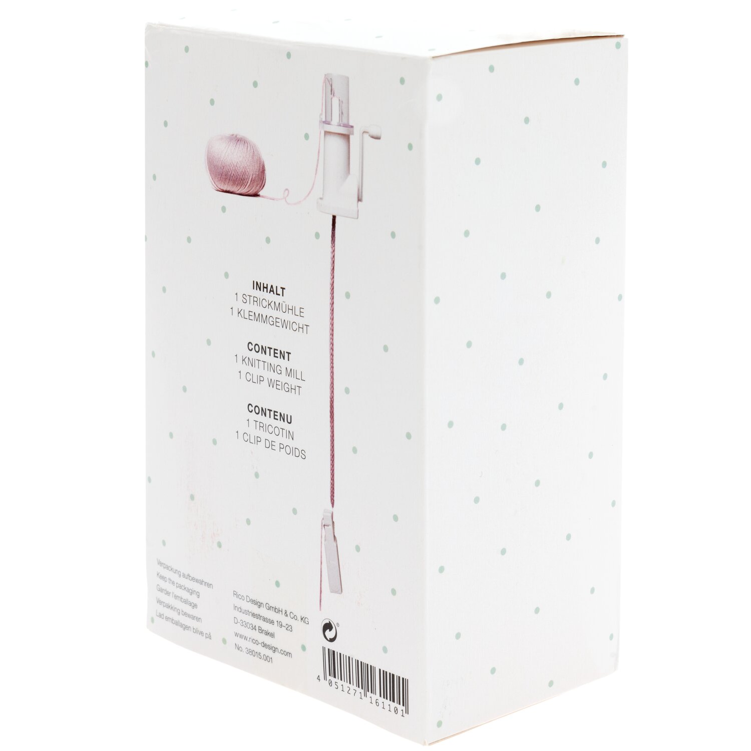 Strickmühle mit Klemmgewicht von Rico Design