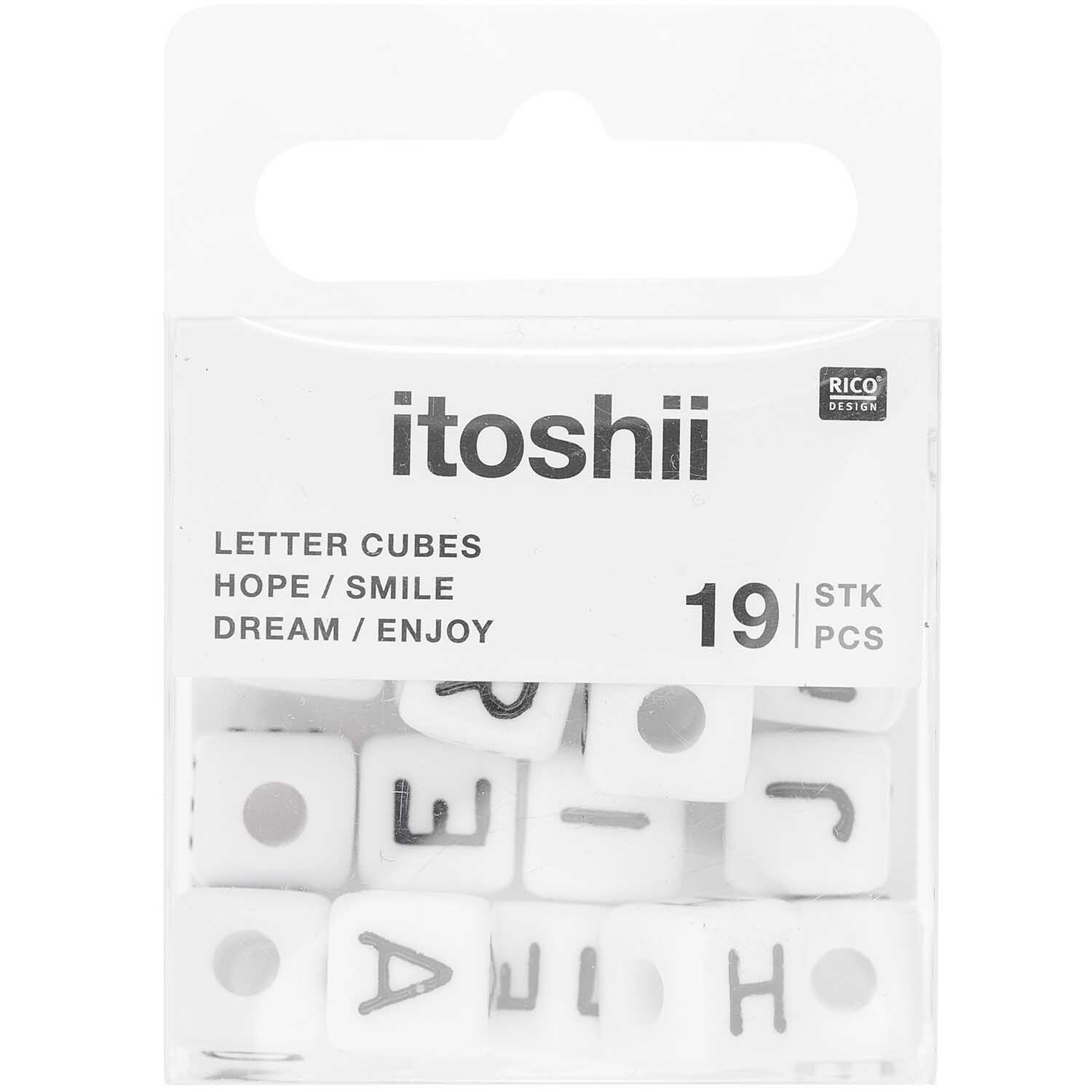 itoshii - Ponii Beads Würfelperlen Set 10x10x10mm 19 Stück itoshii - Ponii Beads Würfelperlen Set 10x10x10mm 19 Stück