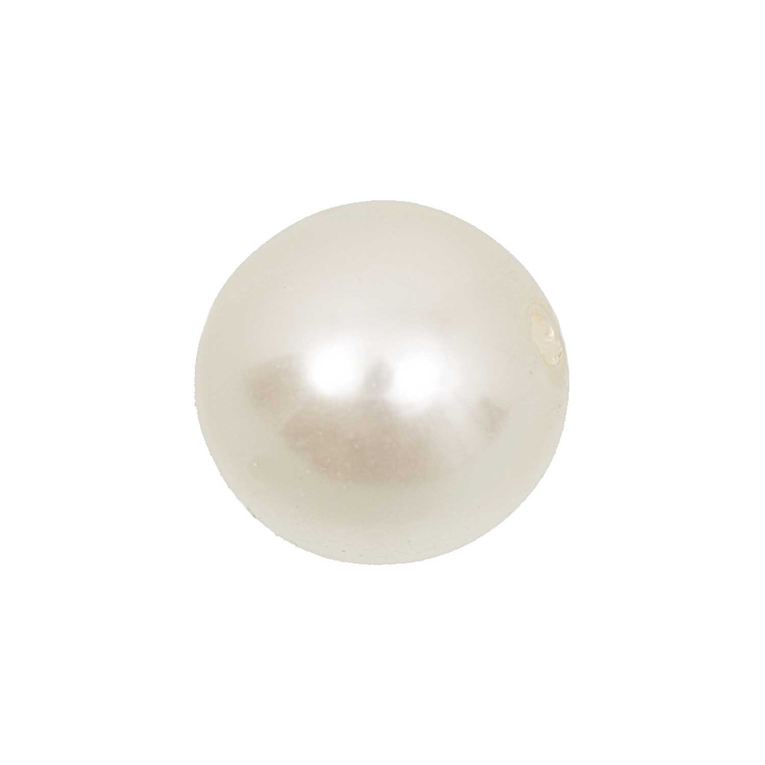 Perle natur 12mm 6 Stück