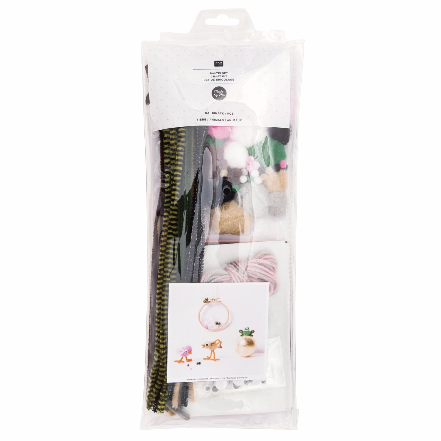 DIY-Bastelset Tiere ca. 100-teilig von Rico Design