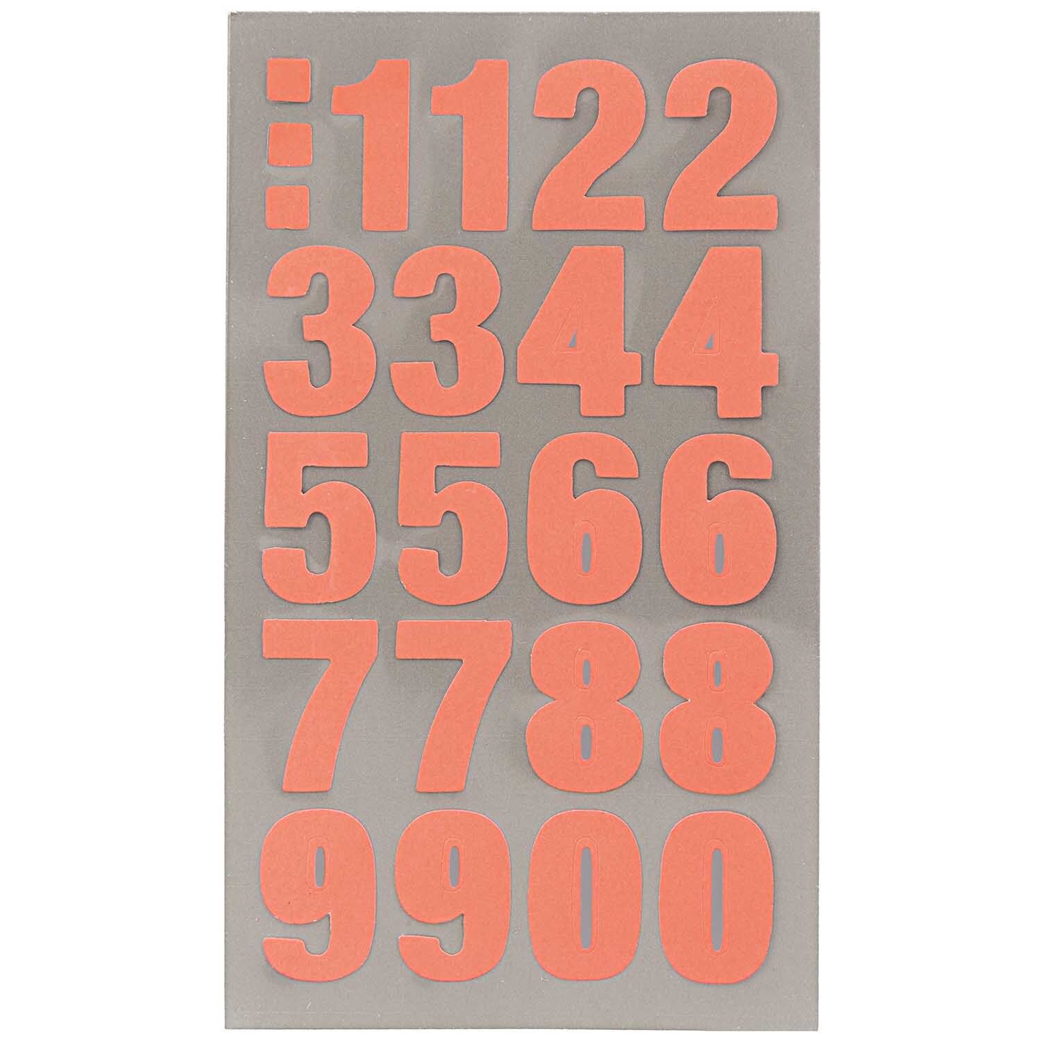 Paper Poetry Office Sticker Zahlen neonrot 4 Bogen Paper Poetry Office Sticker Zahlen neonrot 4 Bogen