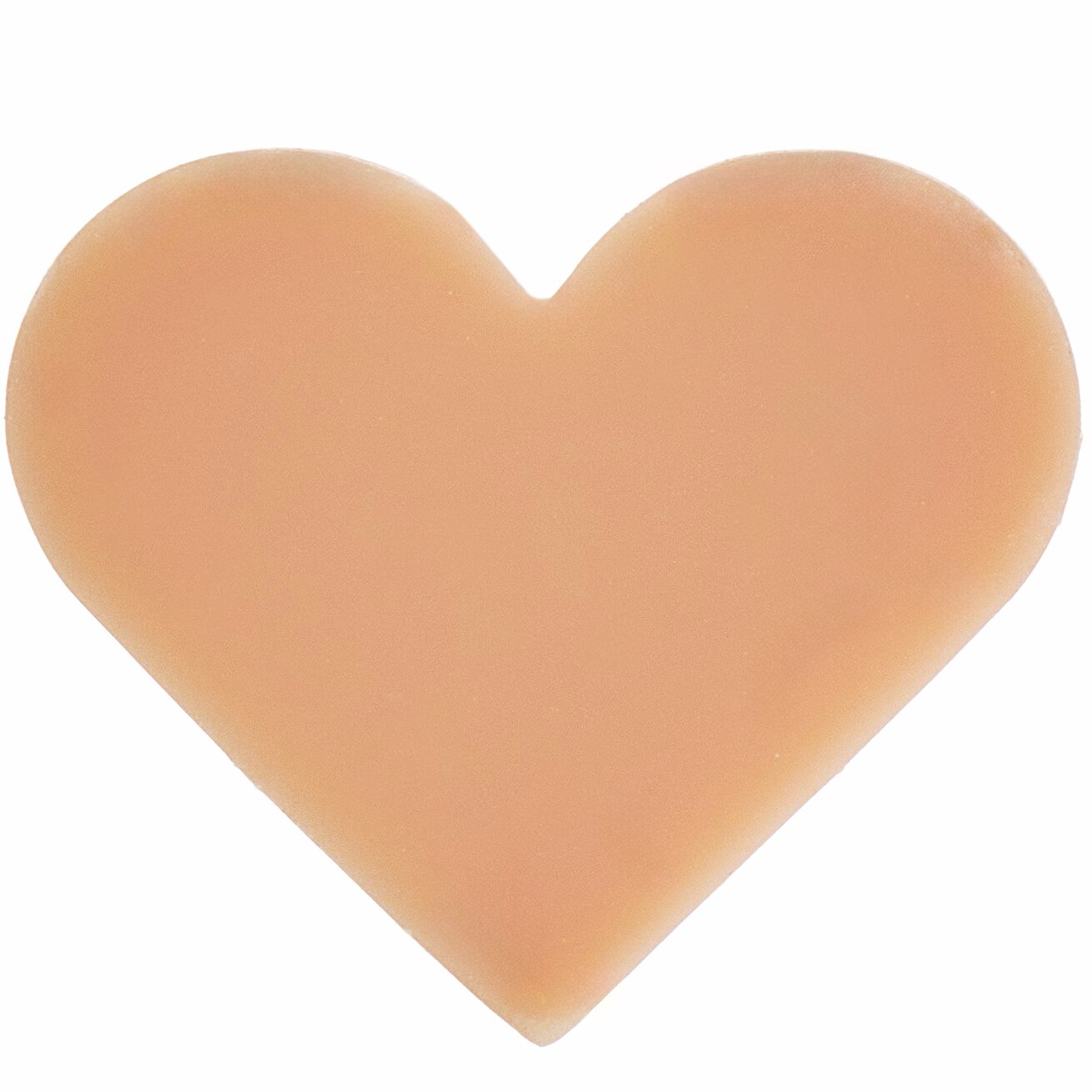 Paper Poetry 3D Radiergummi Herz in Pfirsichfarbe, 21x16x60mm, von Rico Design. Herzförmiger Radiergummi für kreative Projekte.