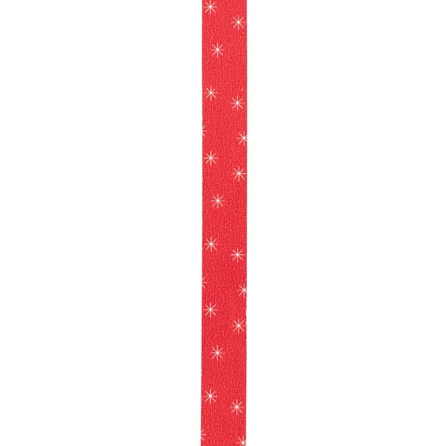 Paper Poetry Tape Schneeflocken rot 1,5cm 10m Paper Poetry Tape Schneeflocken rot 1,5cm 10m