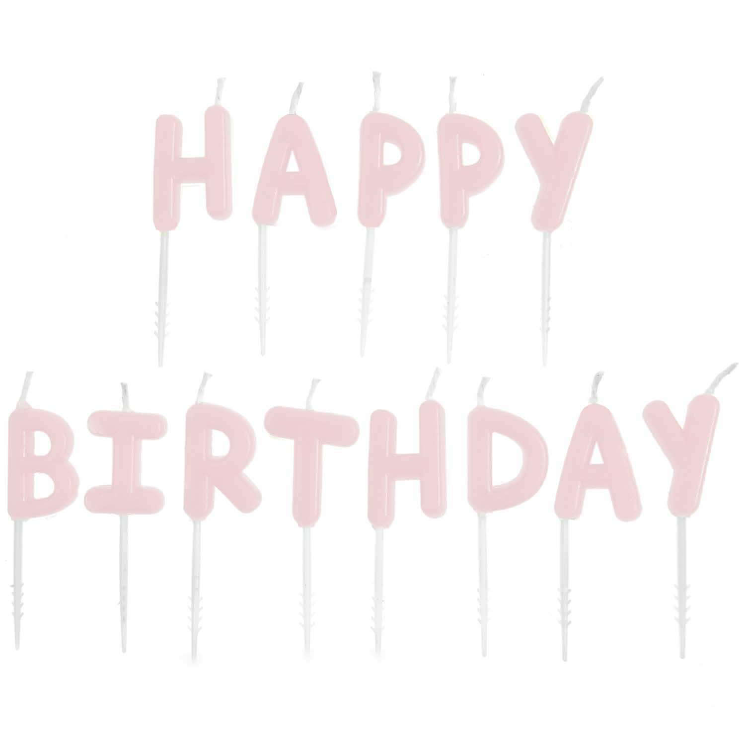 Kerzen Happy Birthday