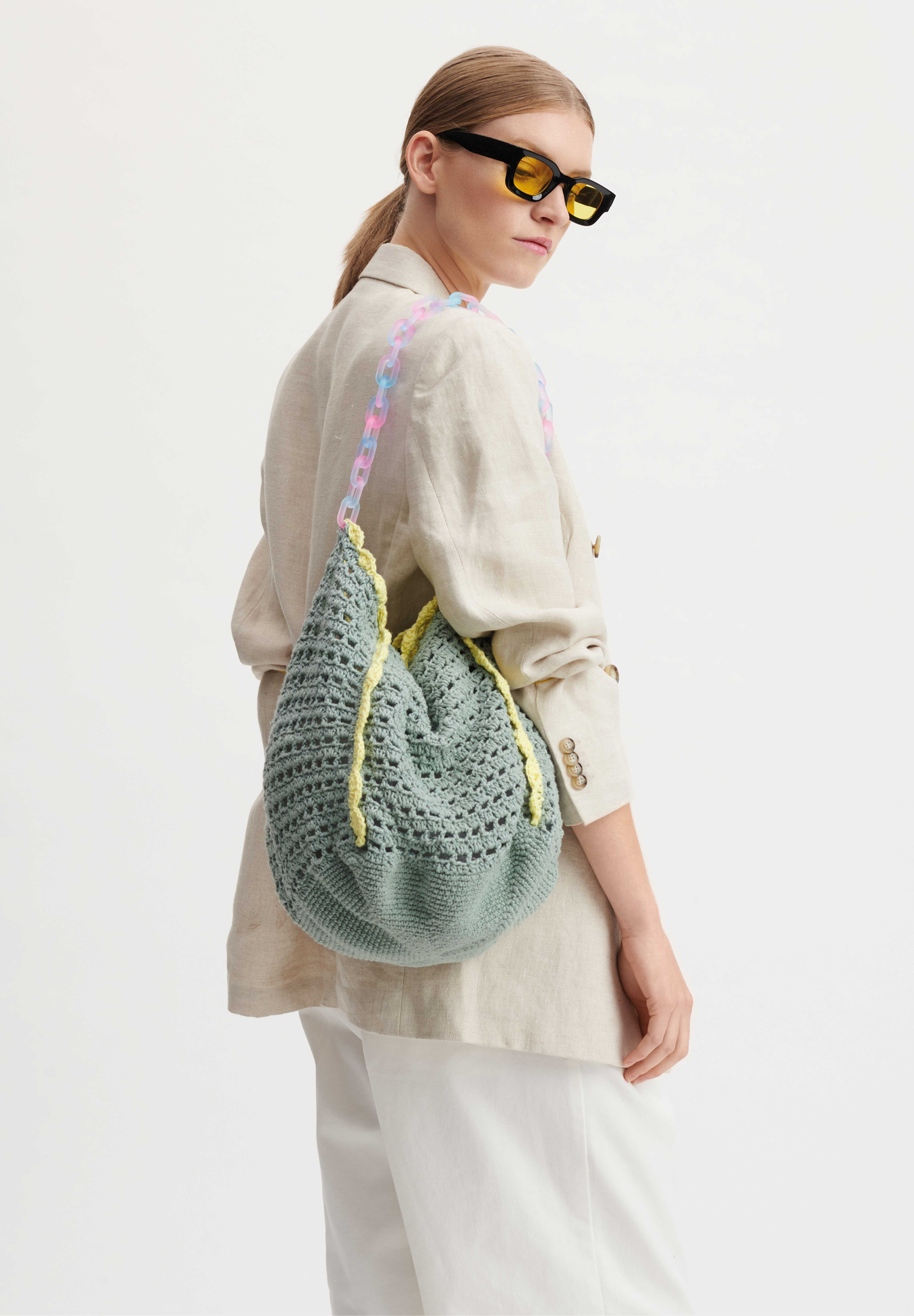 Gehäkelte  Tasche 