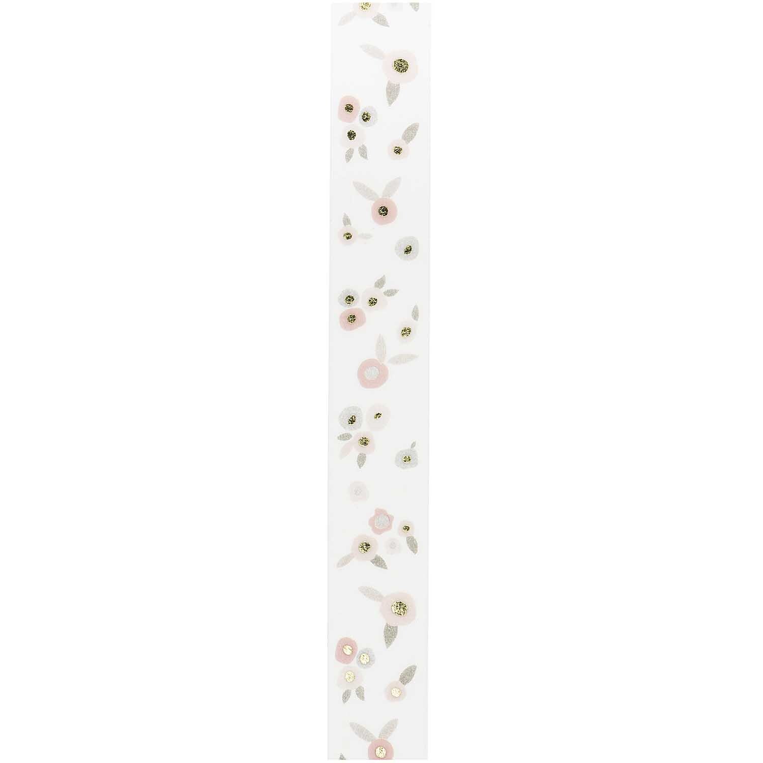 Paper Poetry Tape Blüten puder-gold 1,5cm 10m Paper Poetry Tape Blüten puder-gold 1,5cm 10m
