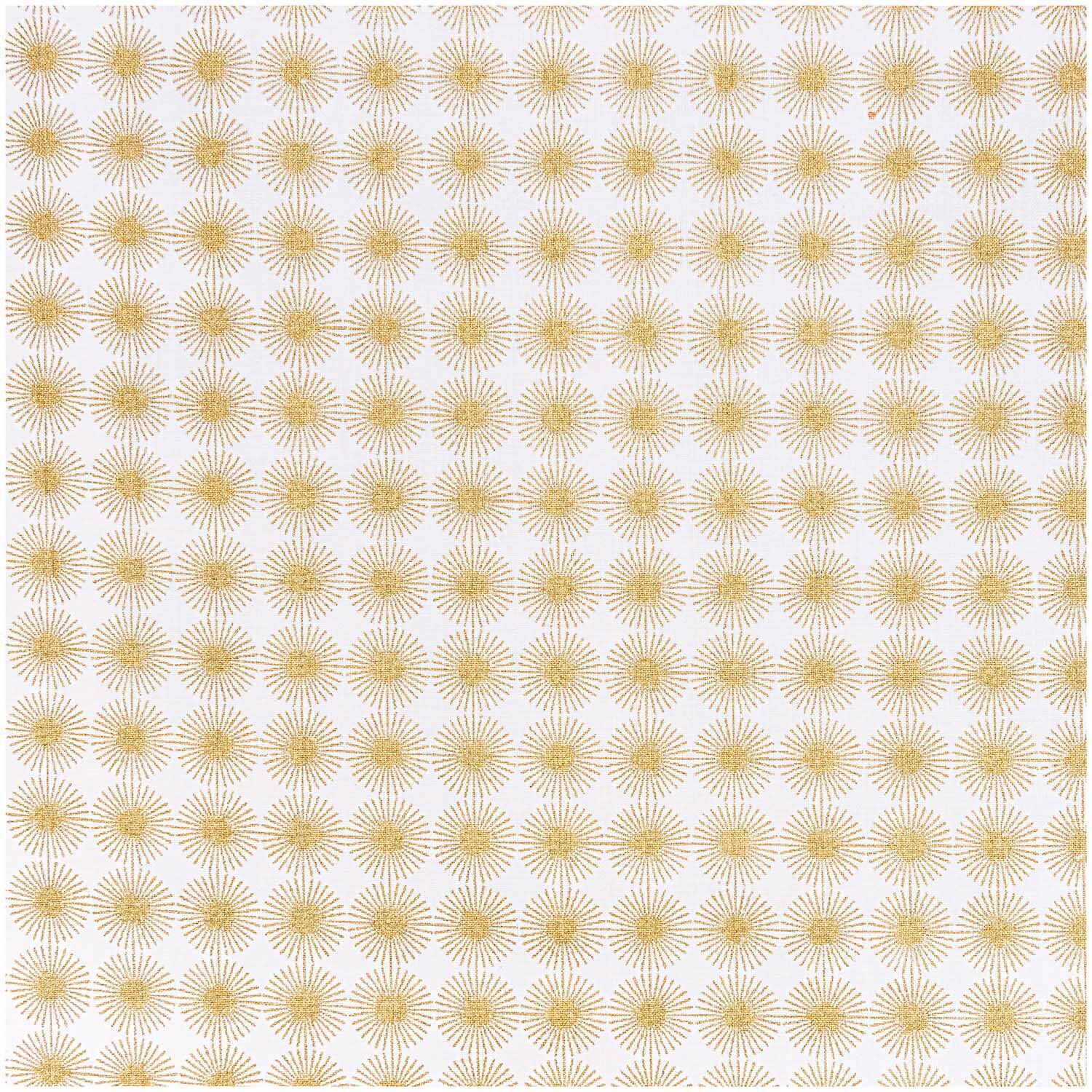 Stoff Rosette gold 50x140cm Stoff Rosette gold 50x140cm