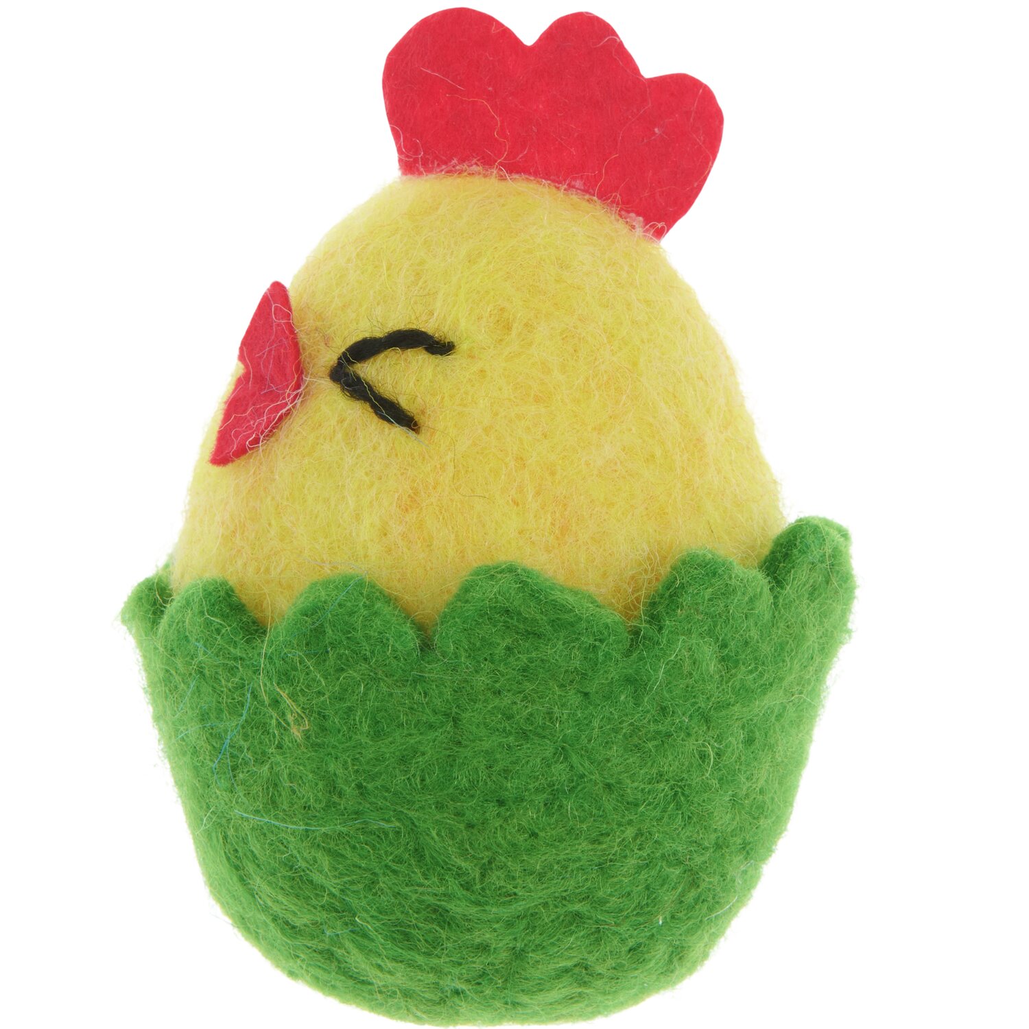 Küken im Ei Gelb/Grün 7,5xØ5,5cm von Rico Design