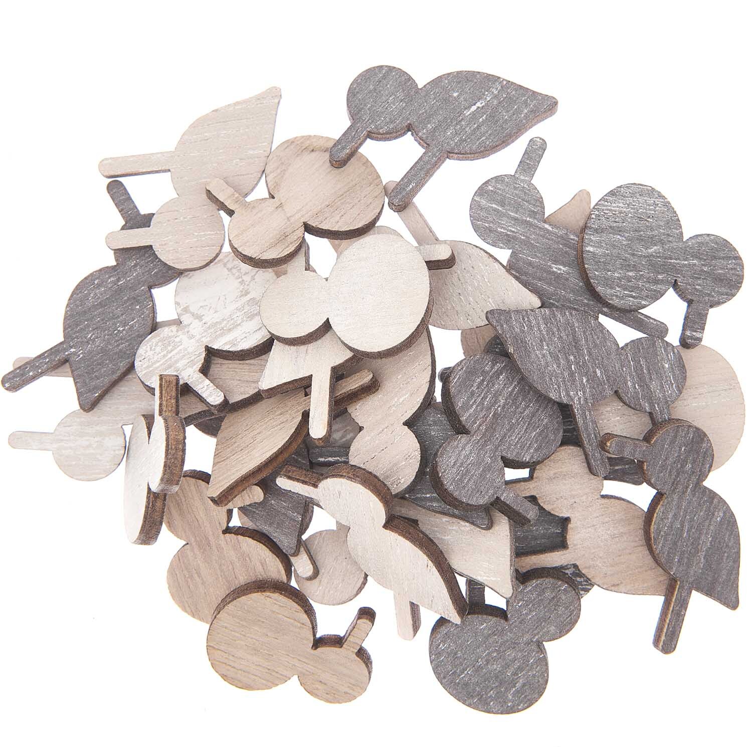 Holzstreu Möwe Mix natur 36 Stück Holzstreu Möwe Mix natur 36 Stück