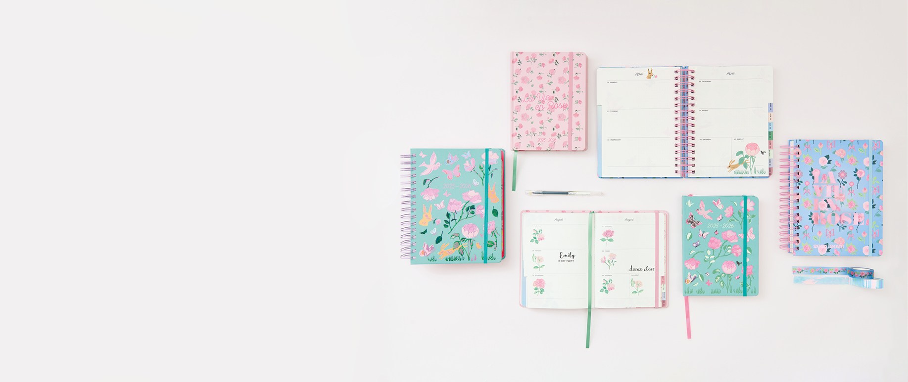 Agenden aus der Kollektion La Vie en Rose