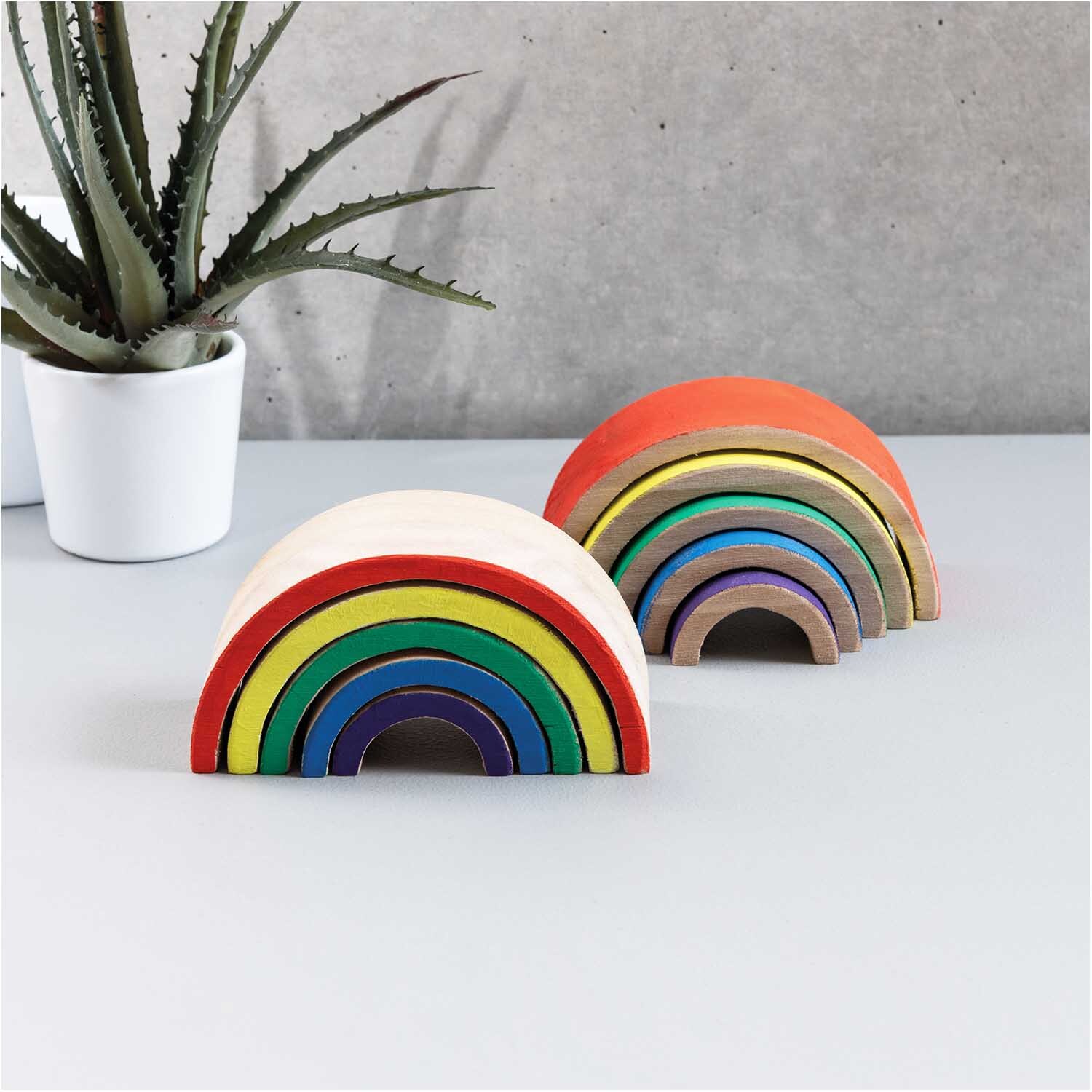 Holz-Regenbogen 12x6x5cm Holz-Regenbogen 12x6x5cm