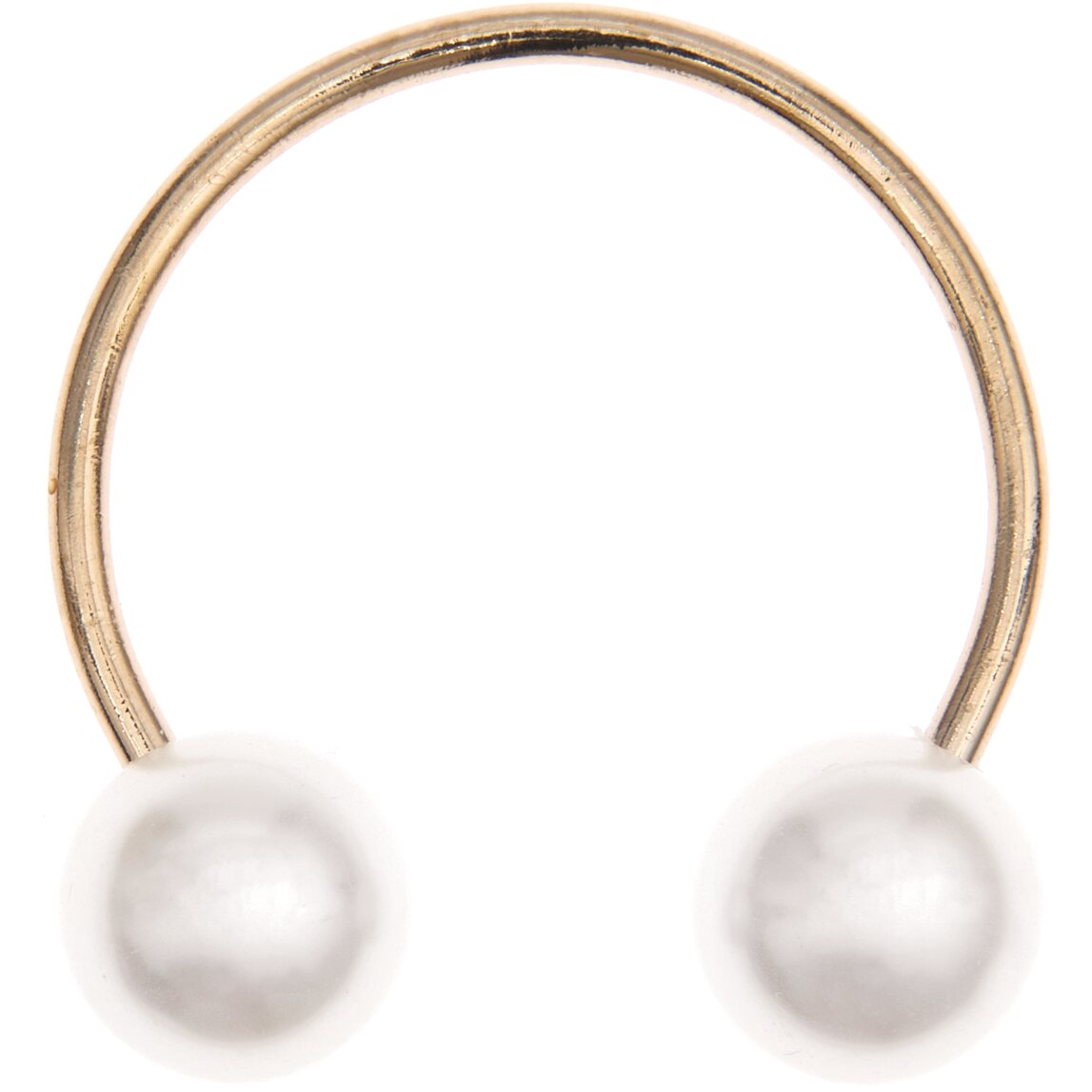 Zwei-Perlen-Pin rund 3,4cm von Rico Design