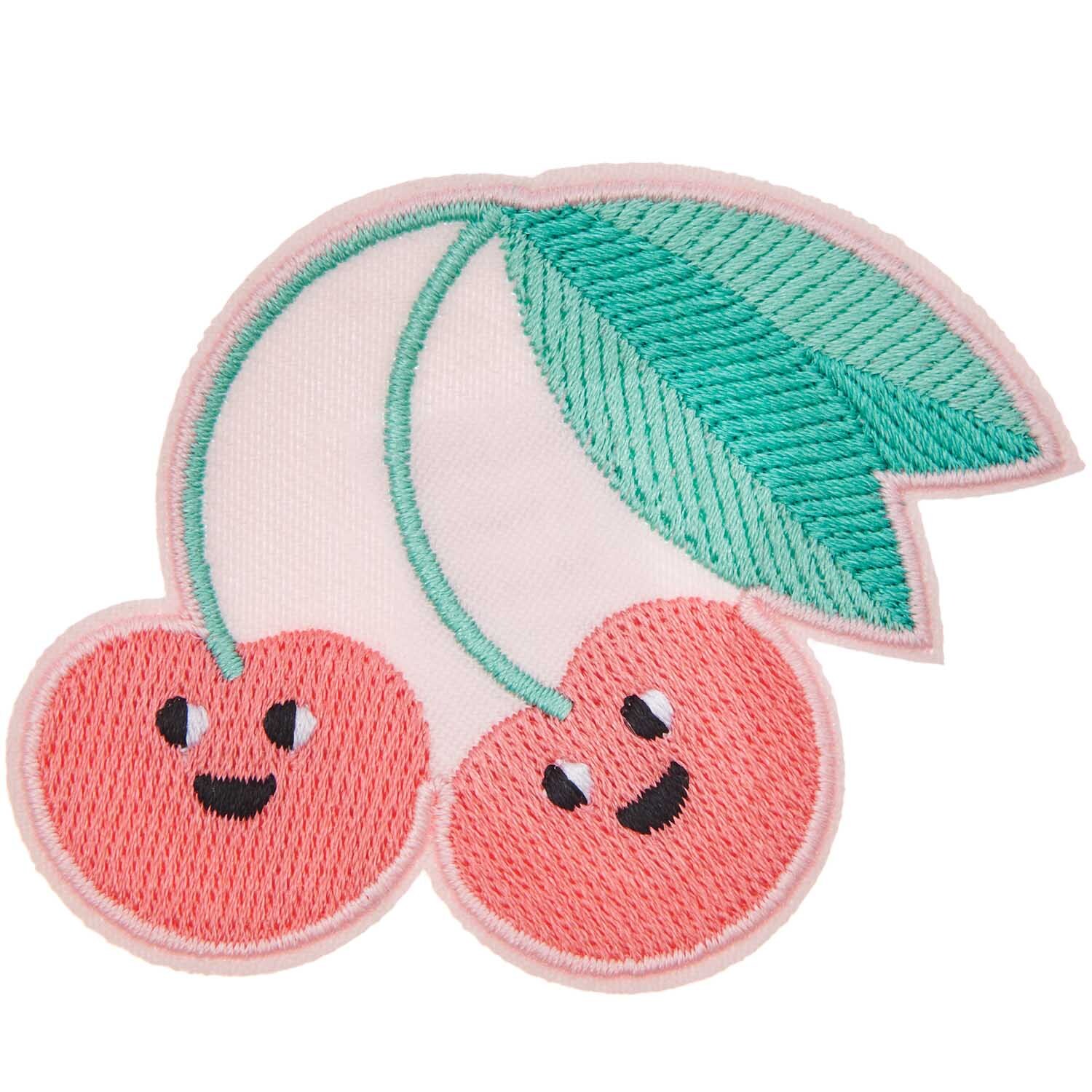 Patch Doppelkirsche zum Aufbügeln 6,9x5,3cm Patch Doppelkirsche zum Aufbügeln 6,9x5,3cm