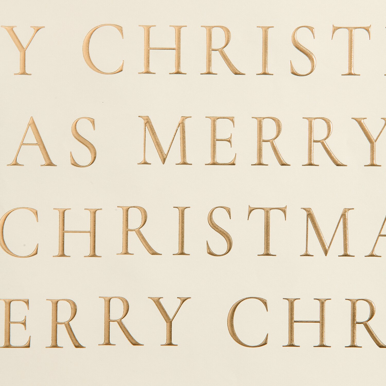 Paper Poetry Geschenkpapier Merry Christmas Farbe Creme/Gold von Rico Design