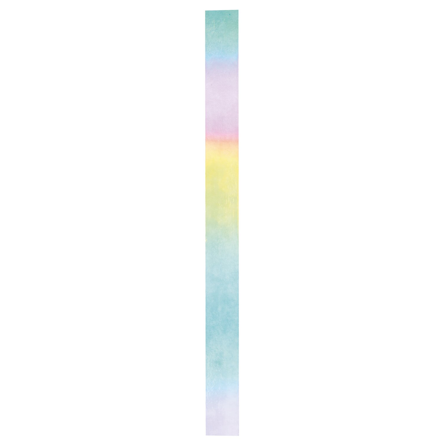 Paper Poetry Tape irisierend 15mm 10m, dekoratives Washi-Tape von Rico Design mit sanftem Pastellverlauf in Regenbogenoptik, ideal zum Basteln und Verzieren