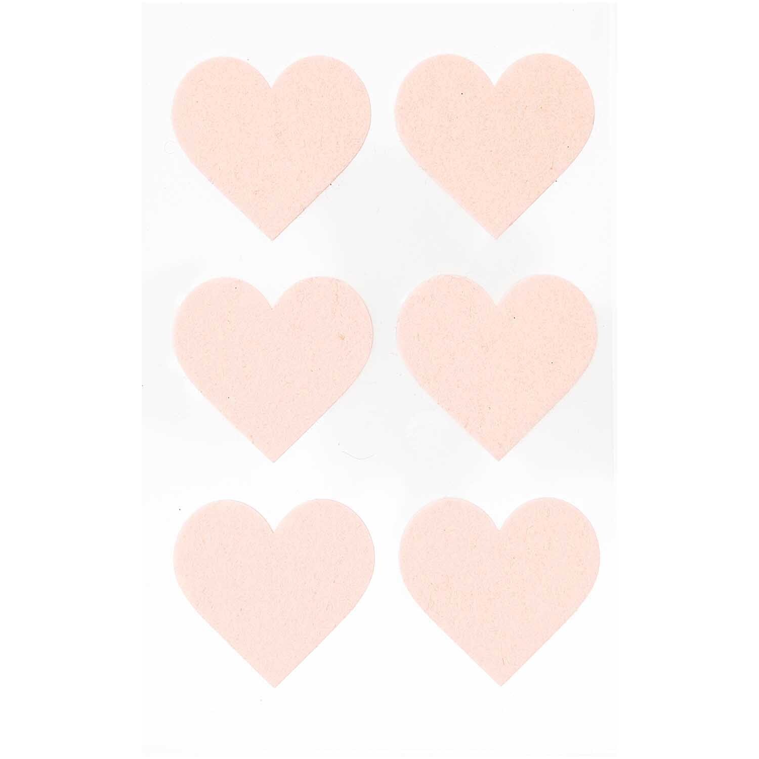 Paper Poetry Filzsticker Herzen groß 1 Blatt Paper Poetry Filzsticker Herzen groß 1 Blatt
