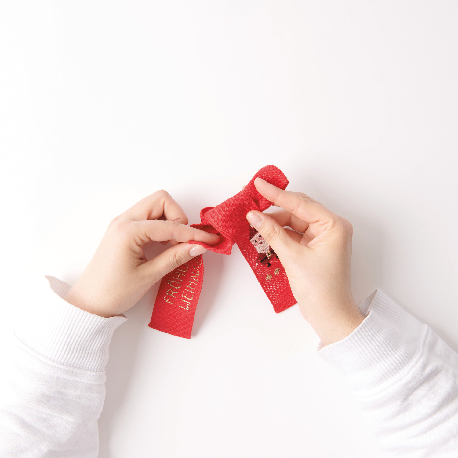 Stickpackung Schleife Nikolaus Stickpackung Schleife Nikolaus