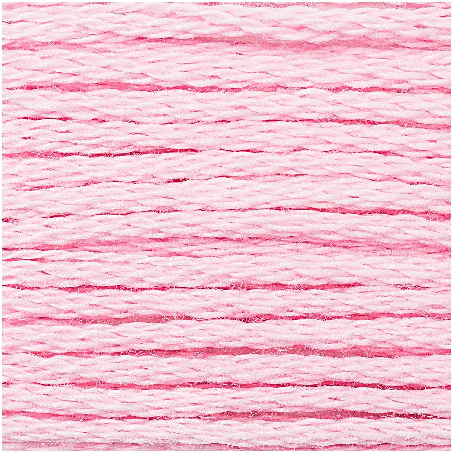 Sticktwist 8m von Rico Design in zartem Rosa, ideal für kreative Stickprojekte und Handarbeiten.