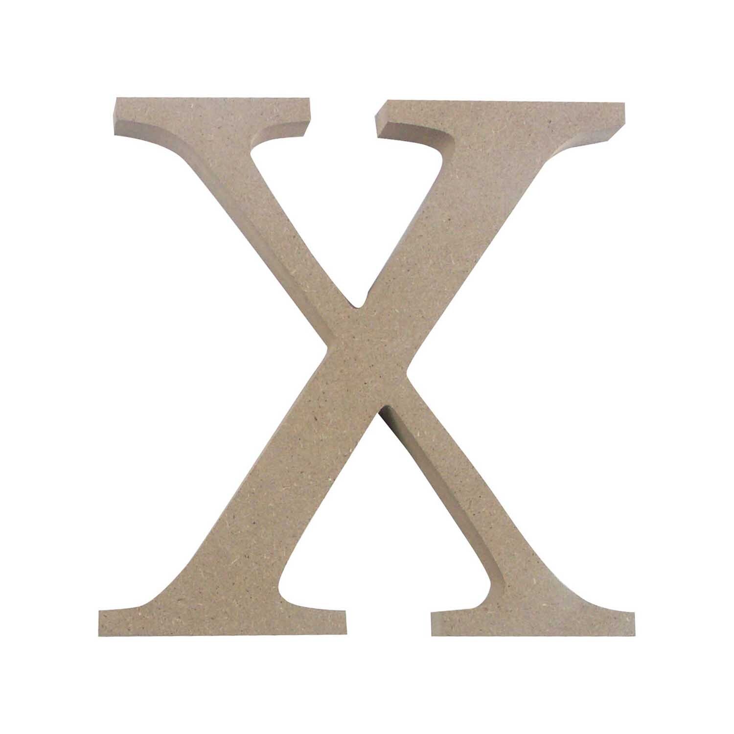 MDF Buchstaben XL