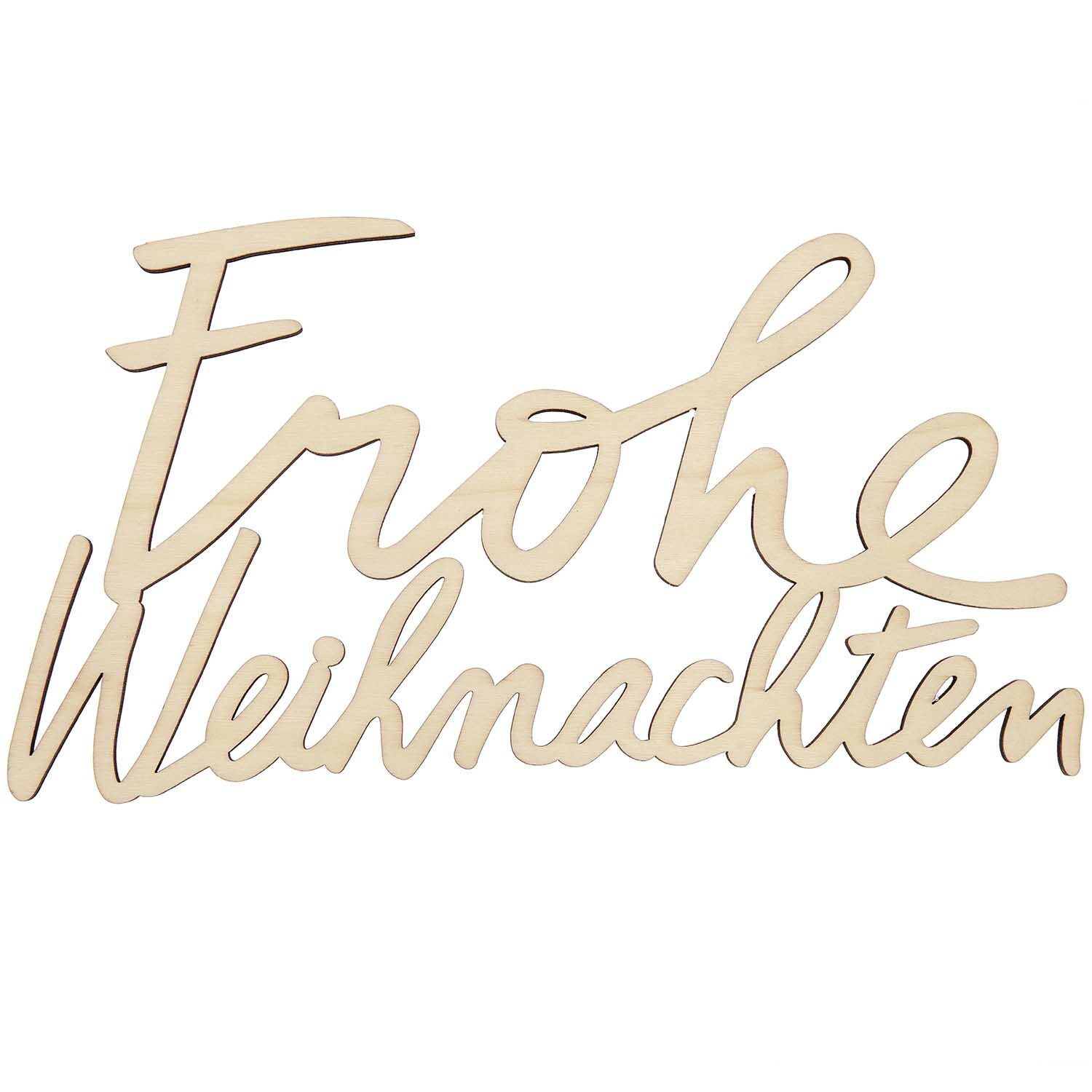 Holzschriftzug magnetisch "Frohe Weihnachten" 27,8x20,1cm Holzschriftzug magnetisch "Frohe Weihnachten" 27,8x20,1cm