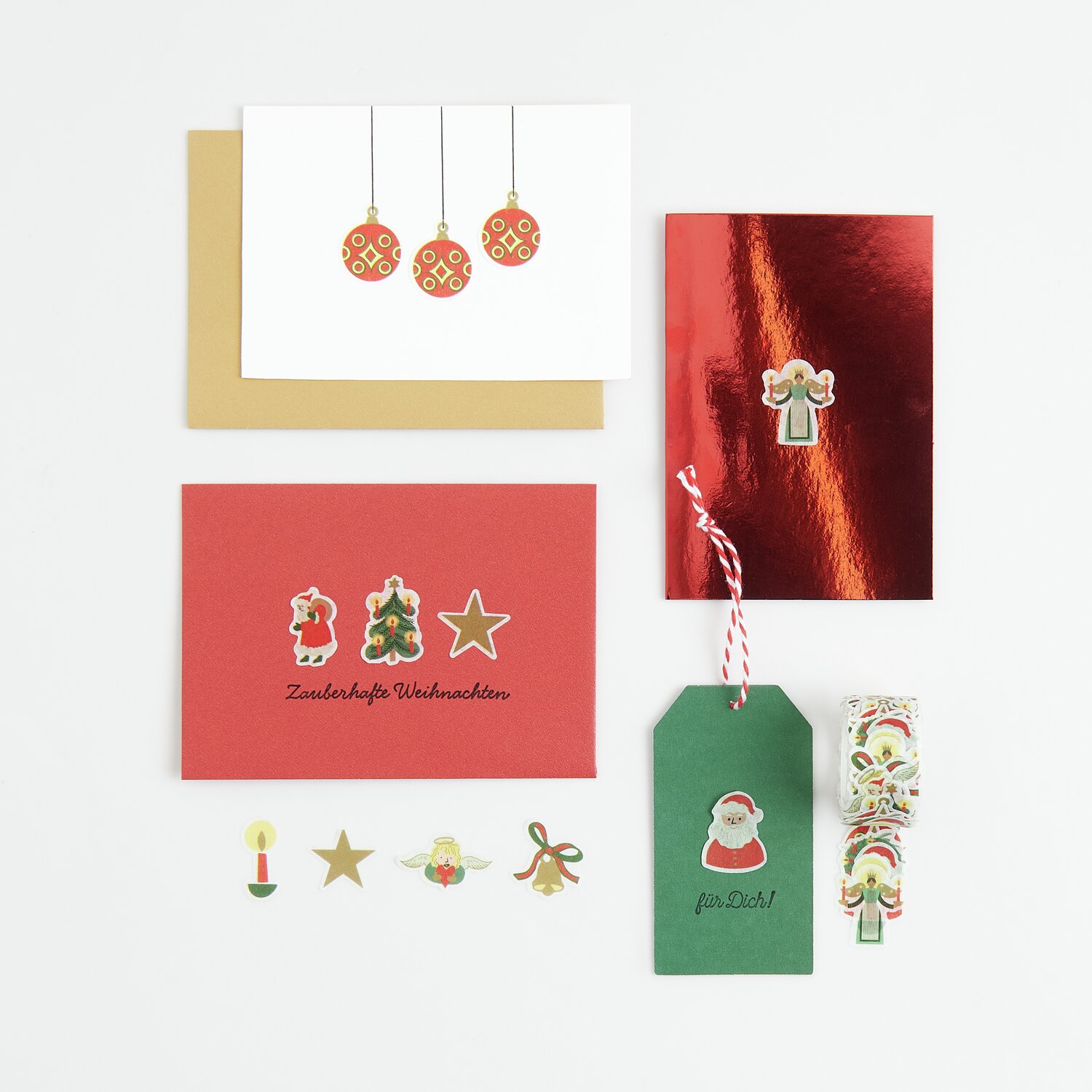Washi Sticker Santa 200 Stück von Rico Design