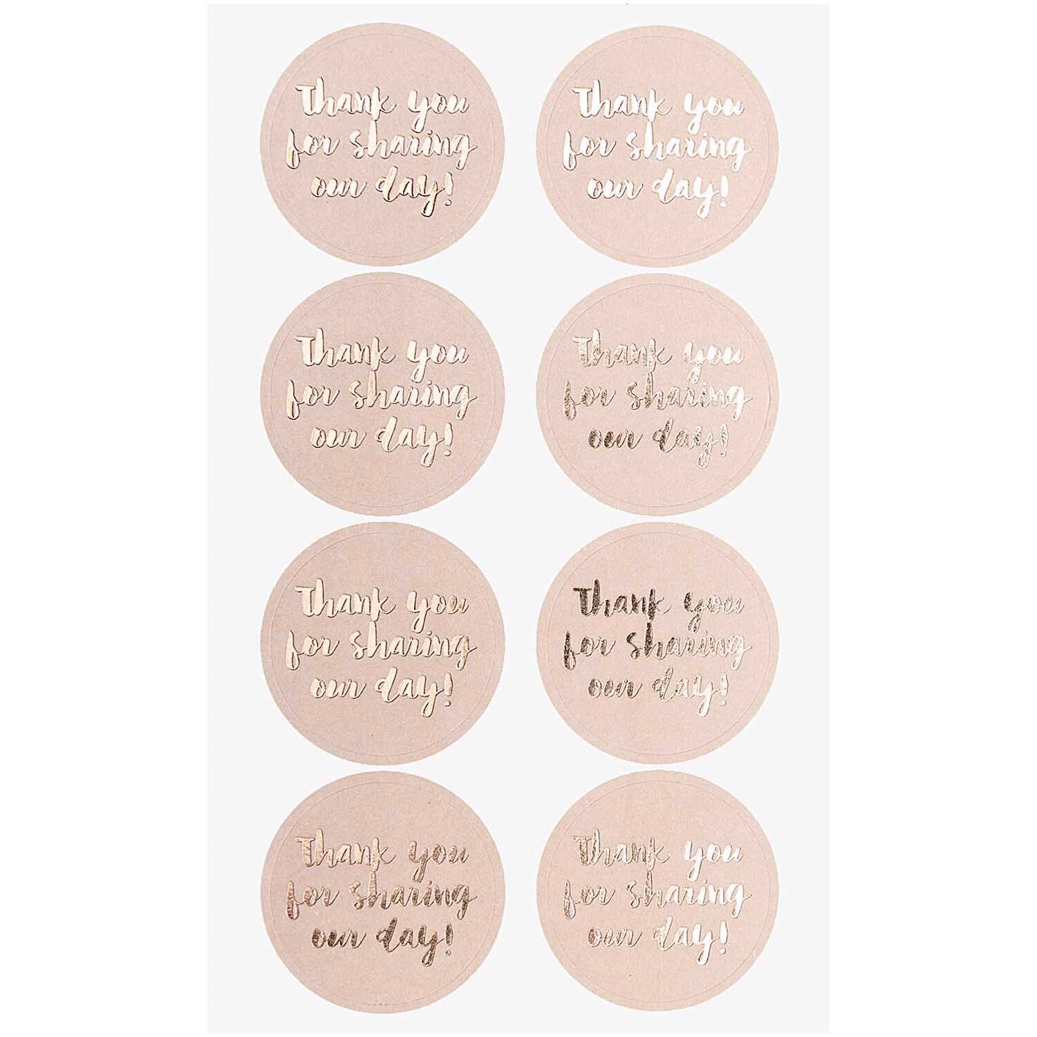 Paper Poetry Sticker Thank you for sharing our day puder 4 Blatt Paper Poetry Sticker Thank you for sharing our day puder 4 Blatt