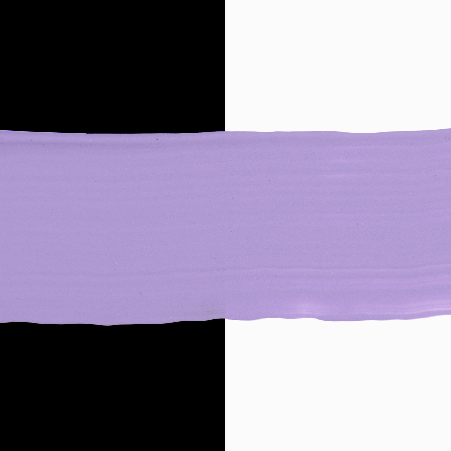 Home Acrylic: Lavendel Acrylfarbe, 82ml. Lila Farbstrich auf zweifarbigem Hintergrund.