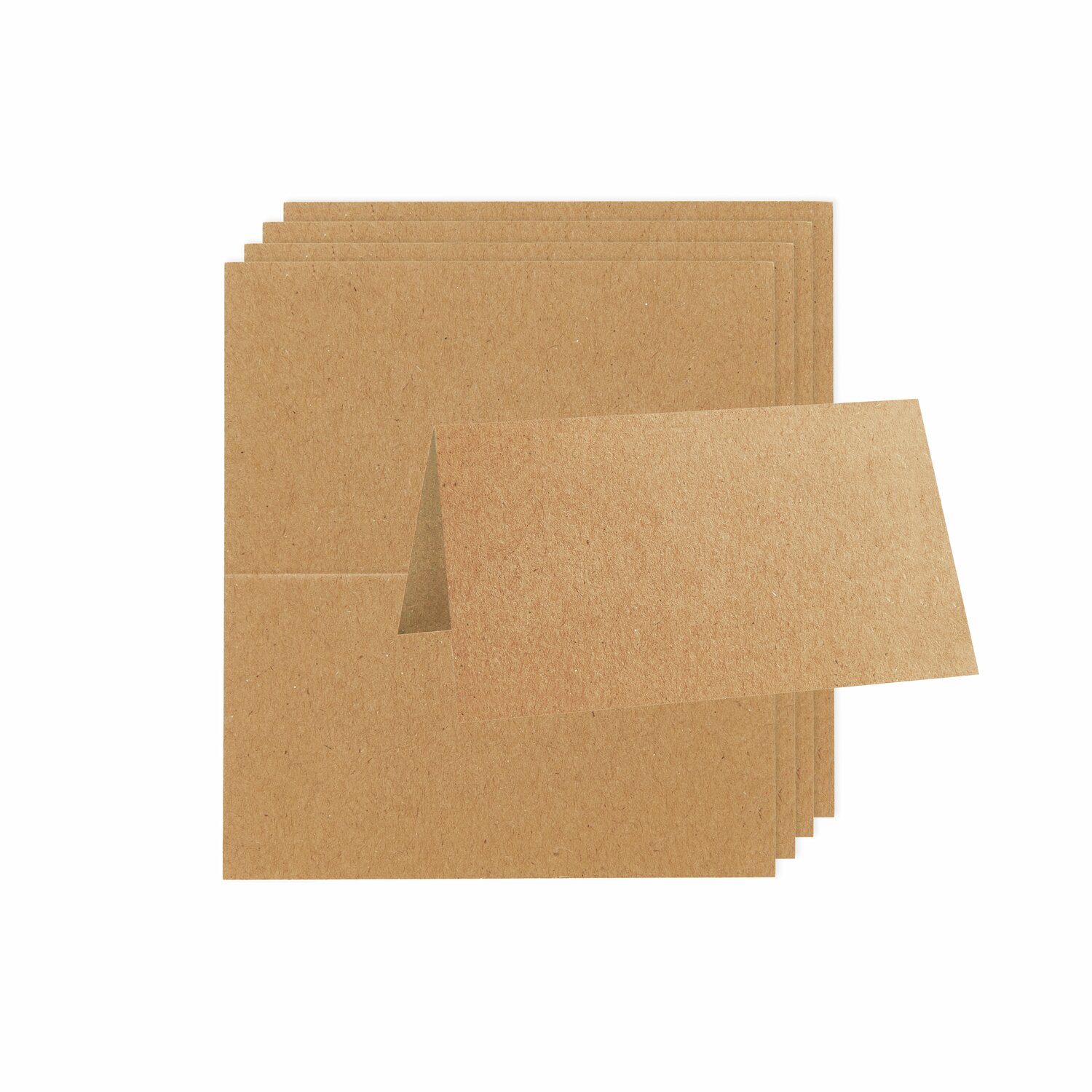 Paper Poetry Renew Tischkarten 5 Stück Farbe kraftpapier von Rico Design