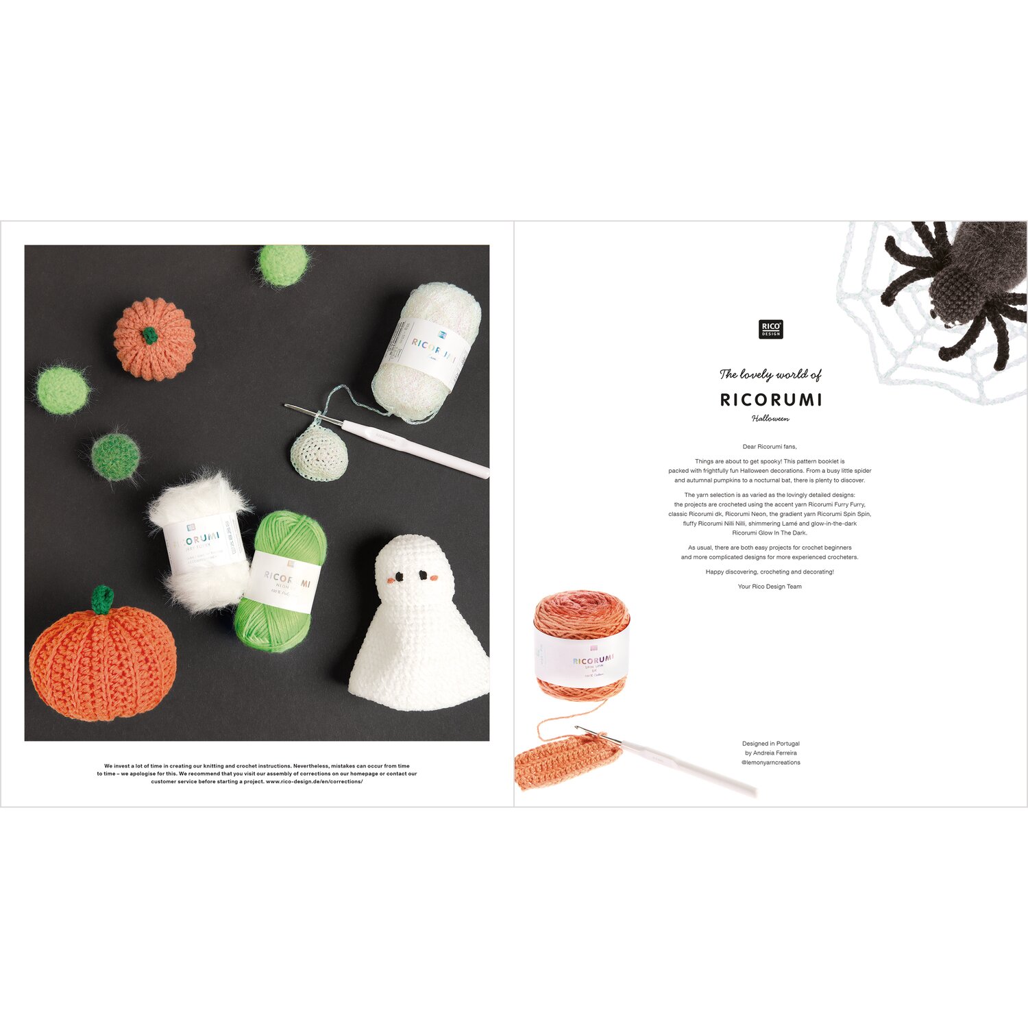 Ricorumi Halloween Sprachauswahl englisch (GB) von Rico Design