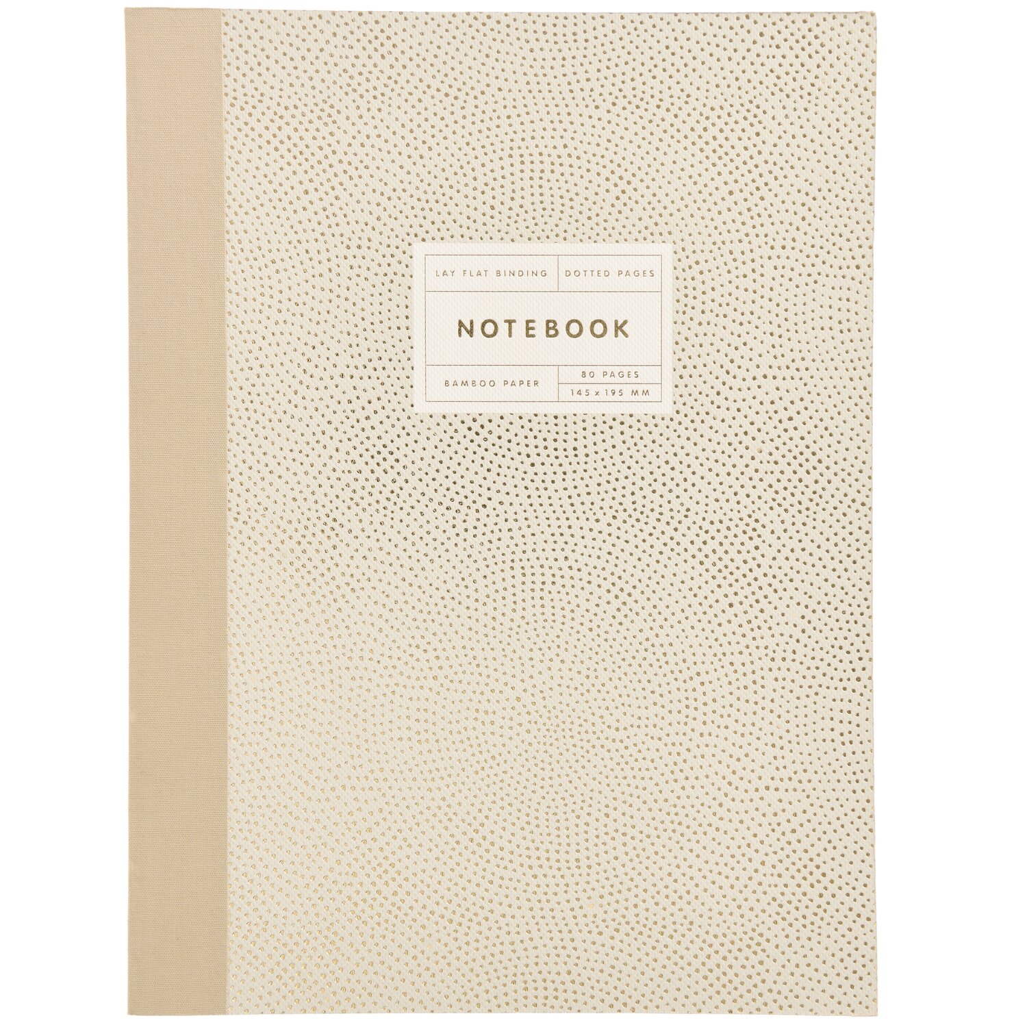 Paper Poetry Notizbuch Advent S Punkte Gold 14,5x19,5cm von Rico Design