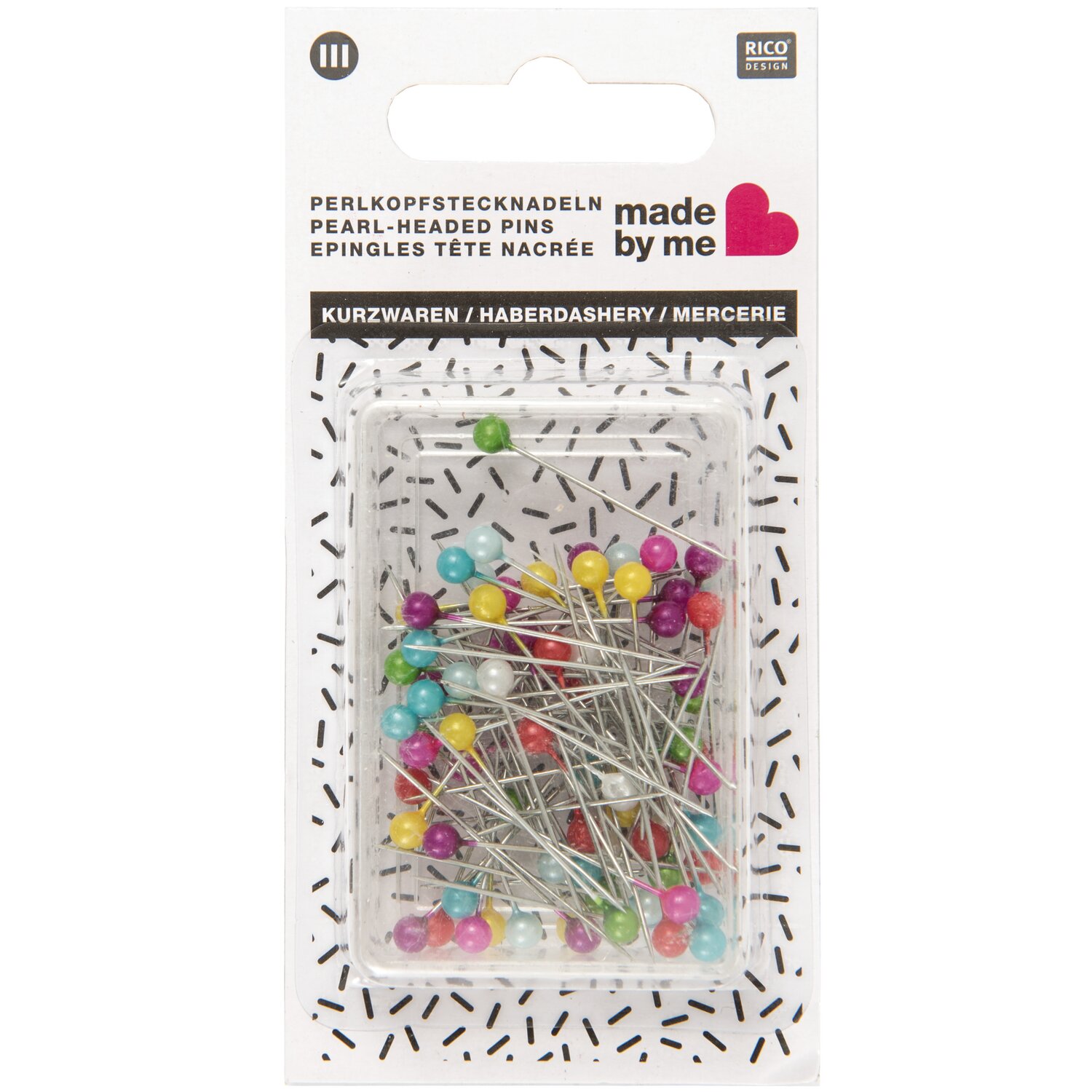 Stecknadeln mit Perlkopf 5g von Rico Design