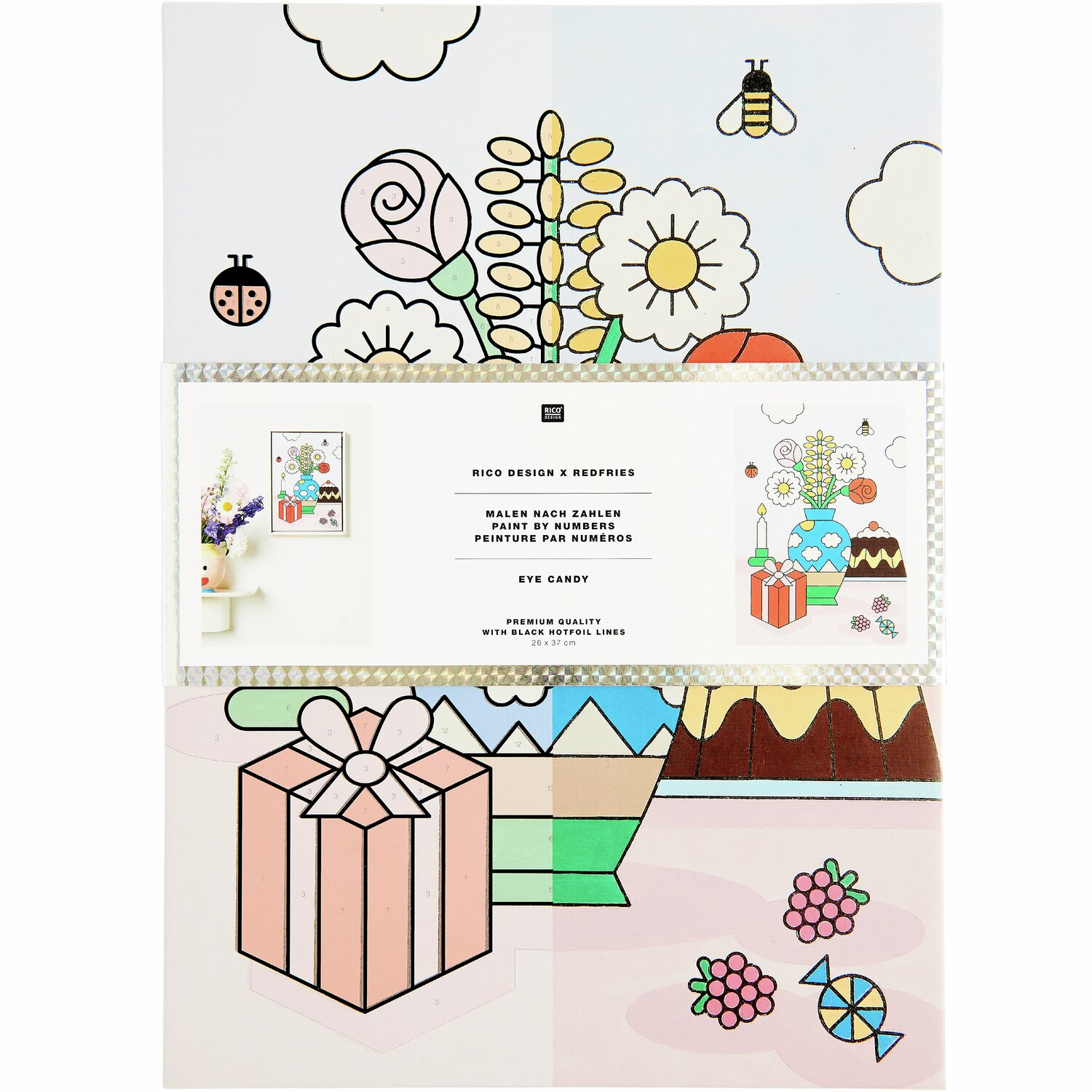 Rico Design x Redfries Malen nach Zahlen Set 26x37cm von Rico Design