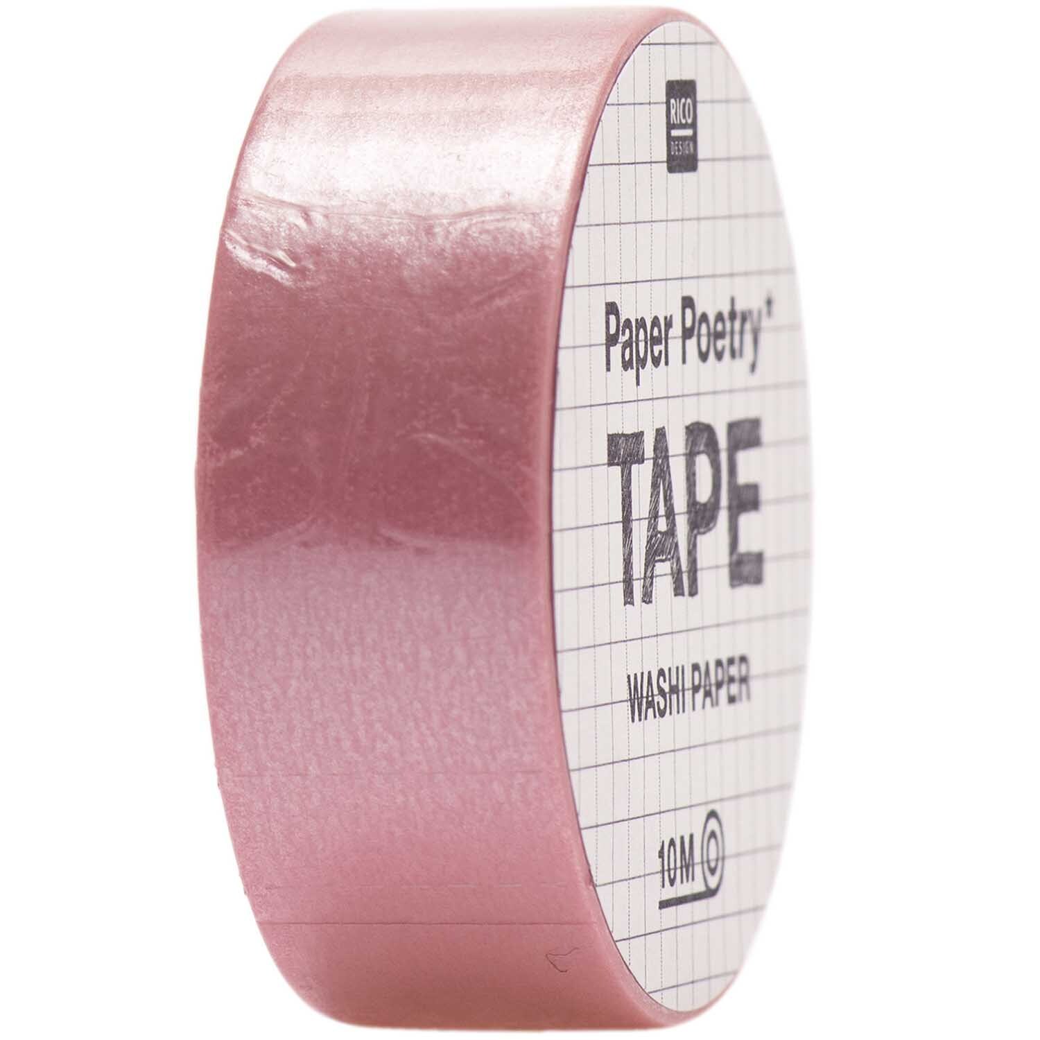 Paper Poetry Tape uni 15mm 10m Farbe Hellgelb von Rico Design