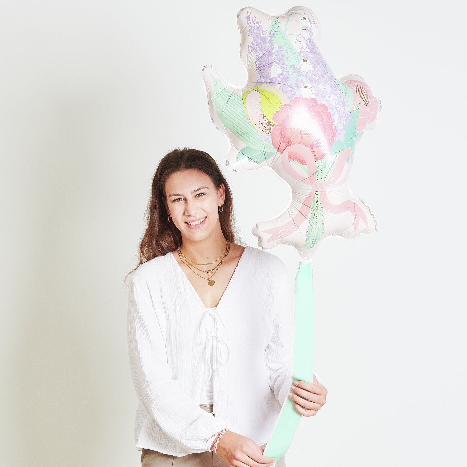 Folienballon Blumenstrauß 1 Stück von Rico Design