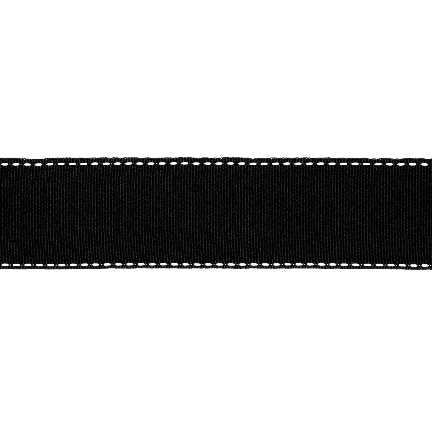 Paper Poetry Webband mit Naht Schwarz/Weiß 38mmx3m von Rico Design
