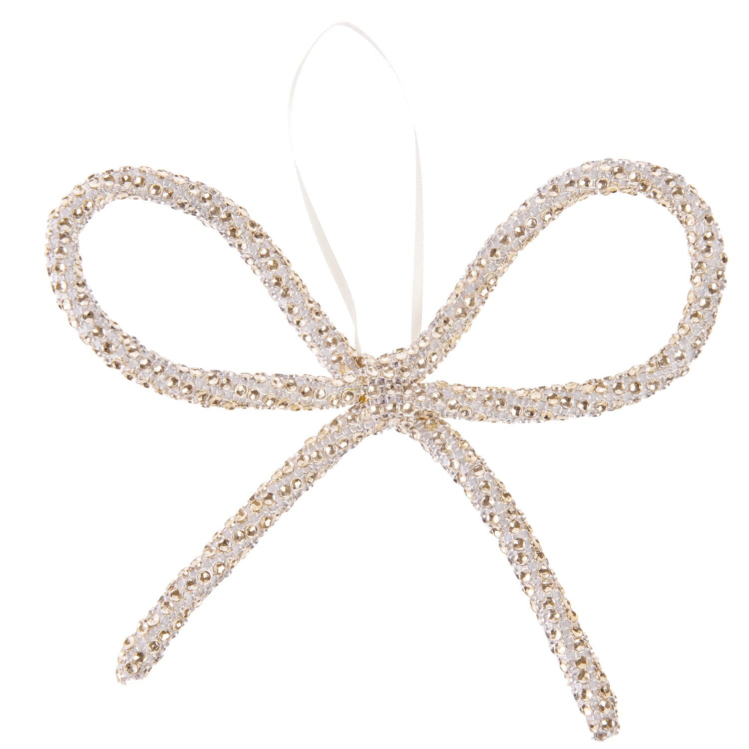 Anhänger Schleife Champagner 19,5x14x2,4cm von Rico Design